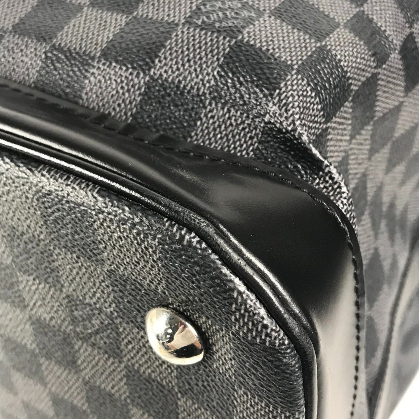 Louis Vuitton Grimaud, Black, Canvas, travel