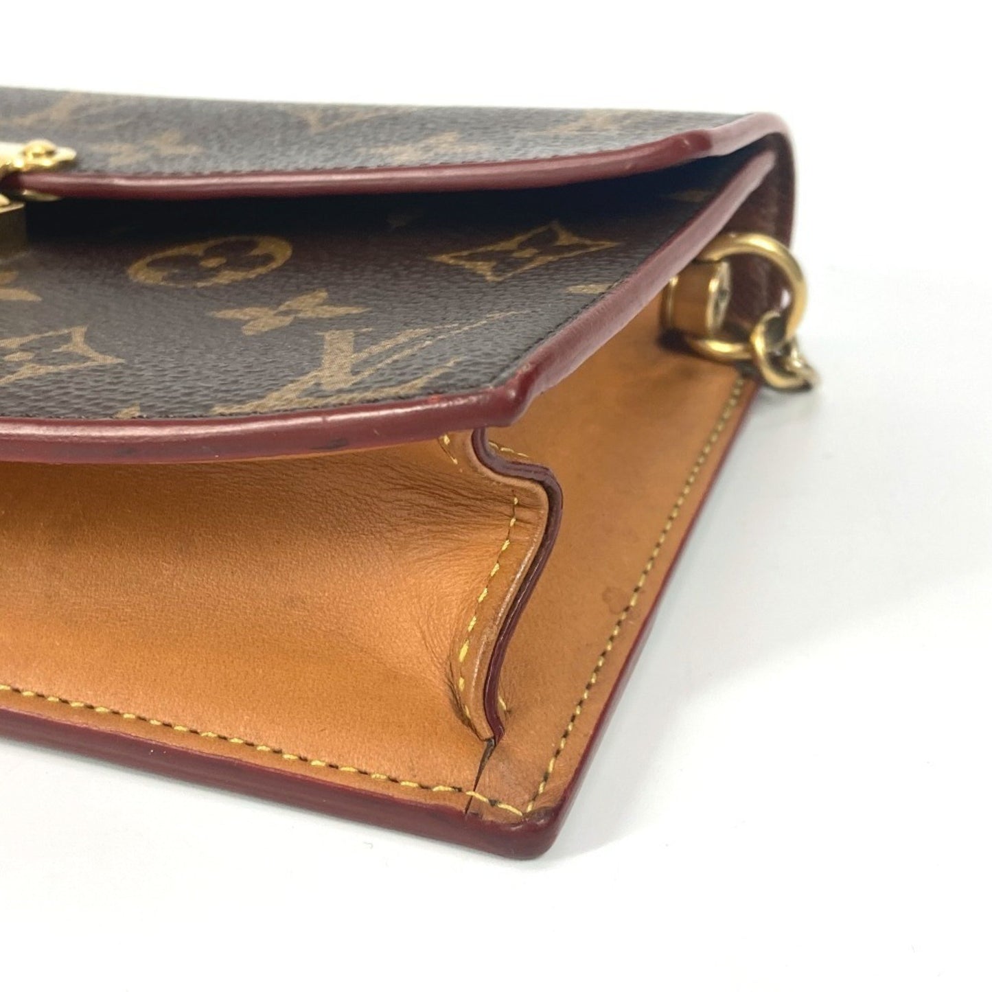 Louis Vuitton, Brown, Canvas, clutch