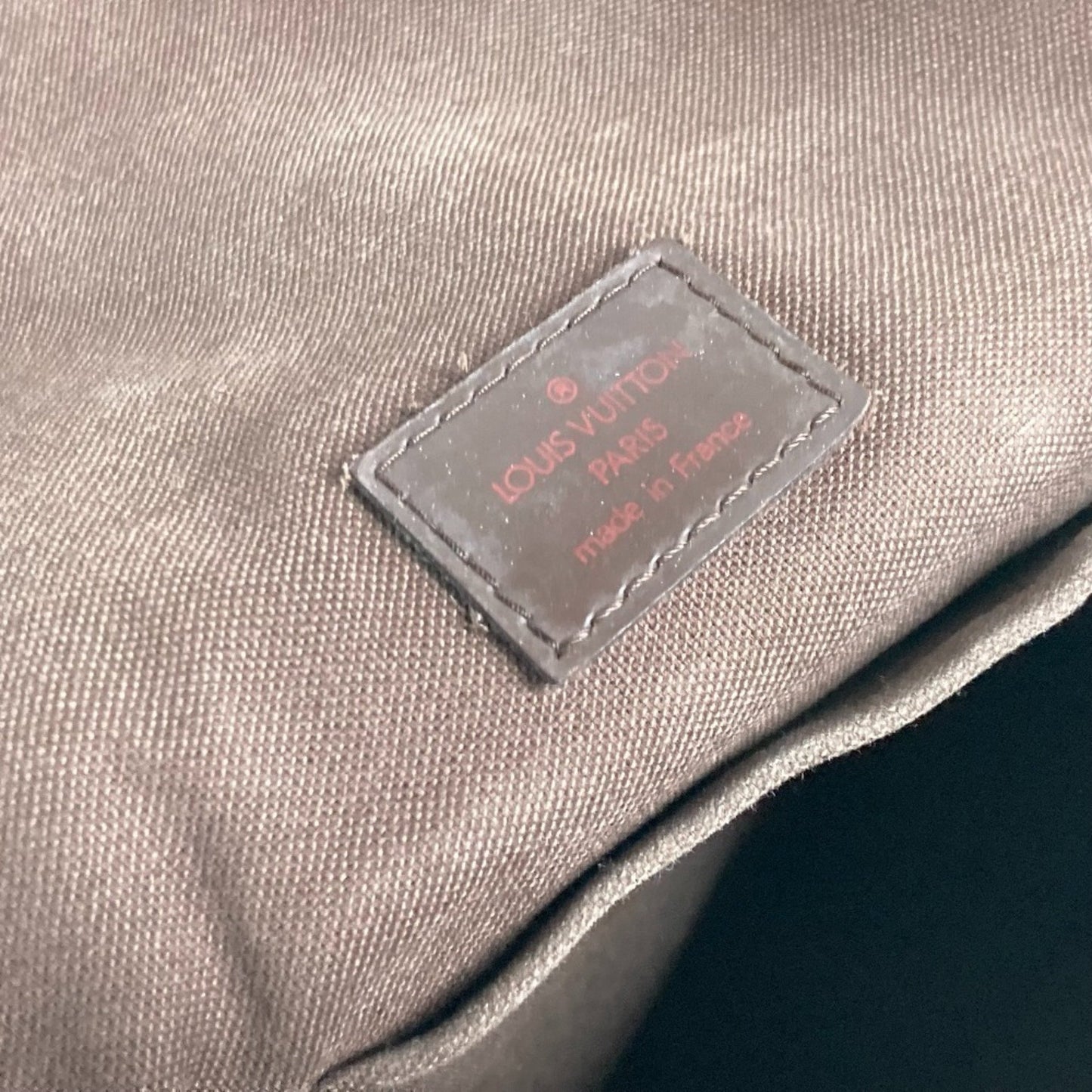 Louis Vuitton Melrose Avenue, Brown, Canvas, shoulder