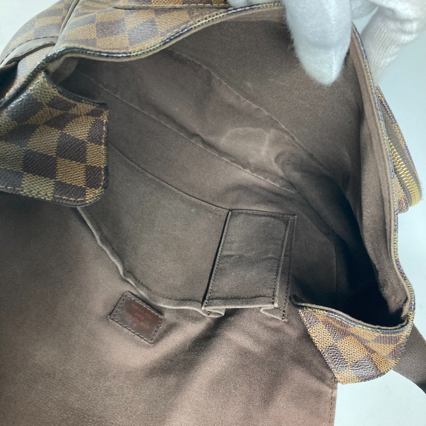 Louis Vuitton Melrose Avenue, Brown, Canvas, shoulder