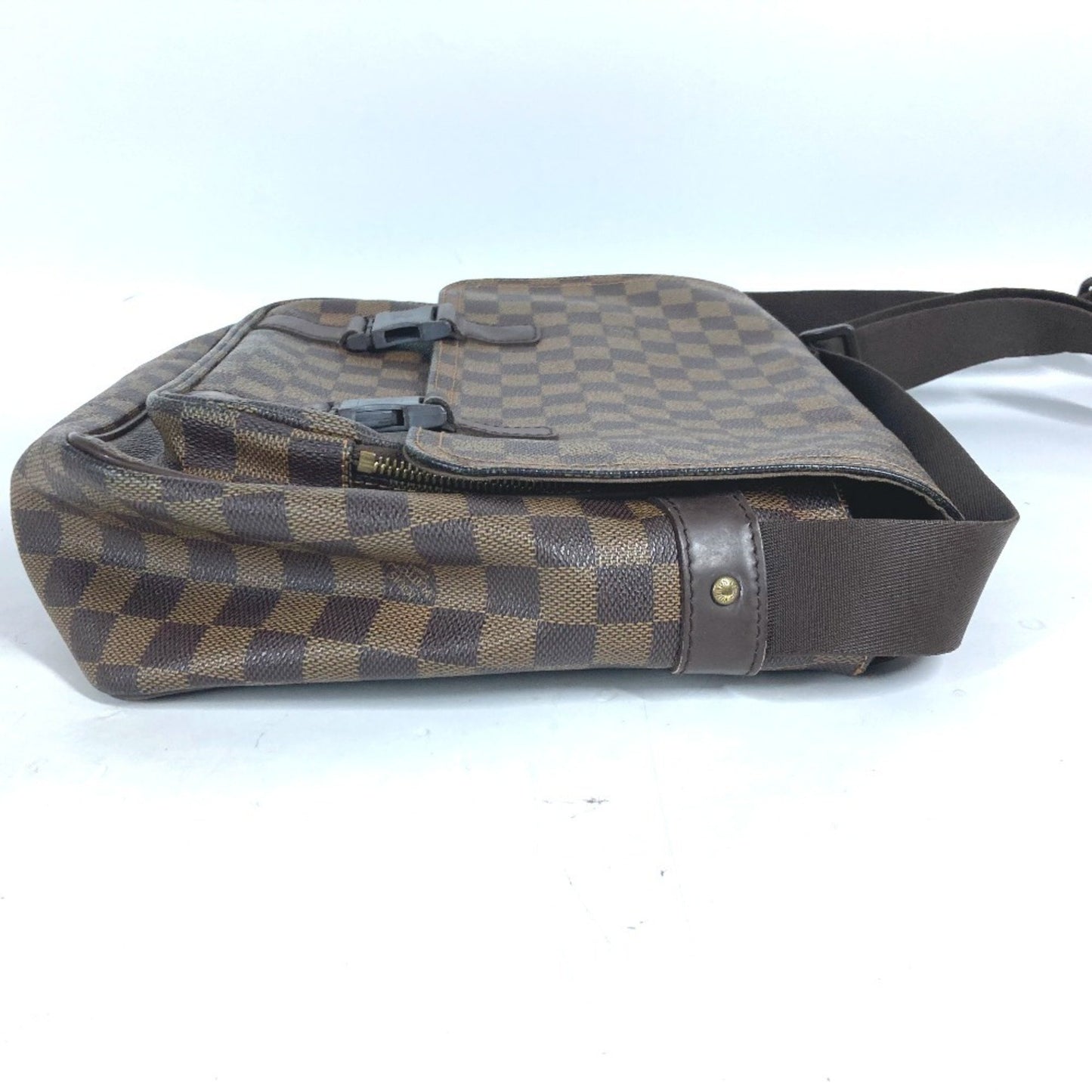 Louis Vuitton Melrose Avenue, Brown, Canvas, shoulder