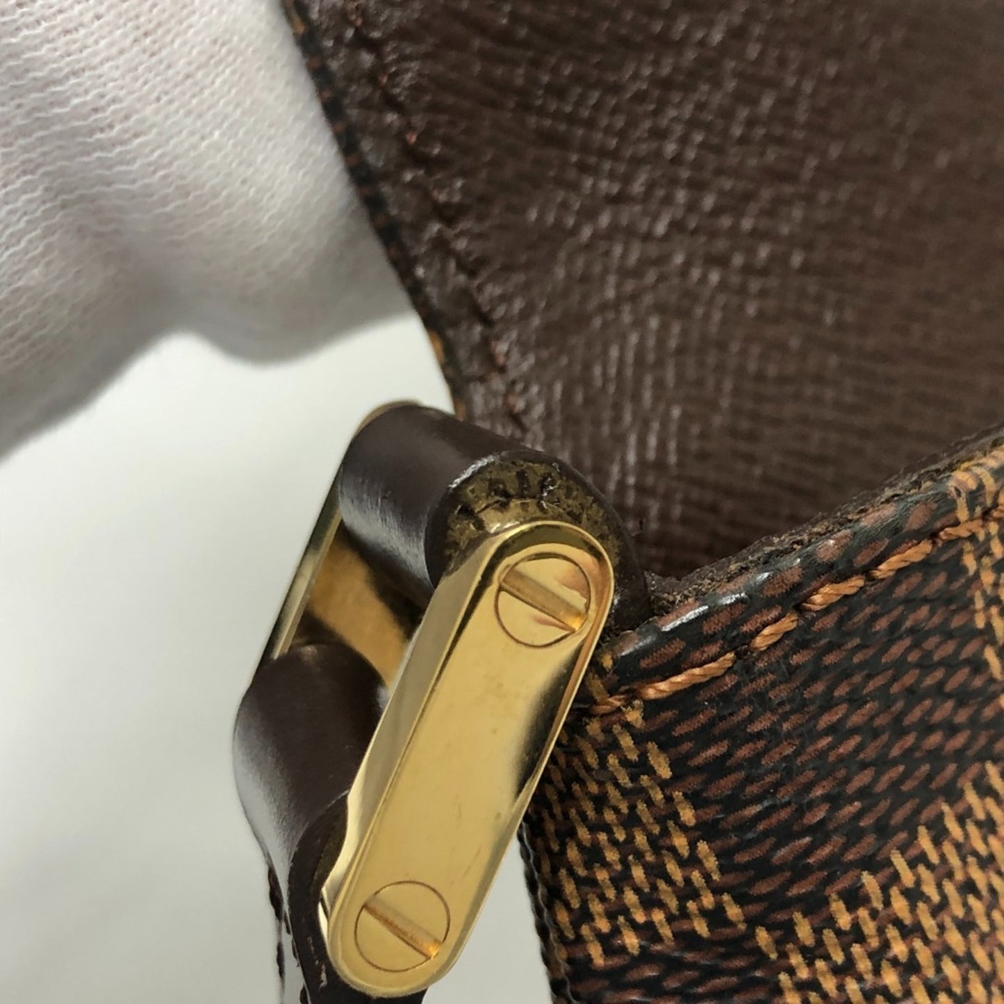 Louis Vuitton Musette Tango, Brown, Canvas, handbag
