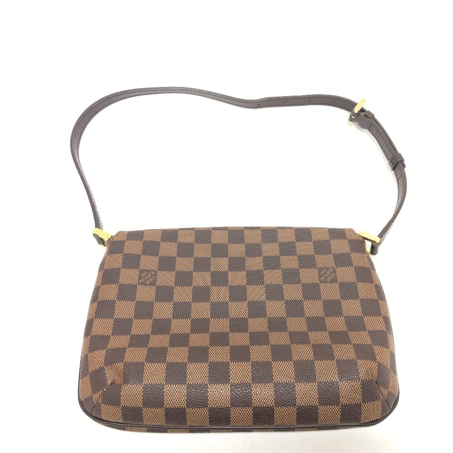 Louis Vuitton Musette Tango, Brown, Canvas, handbag