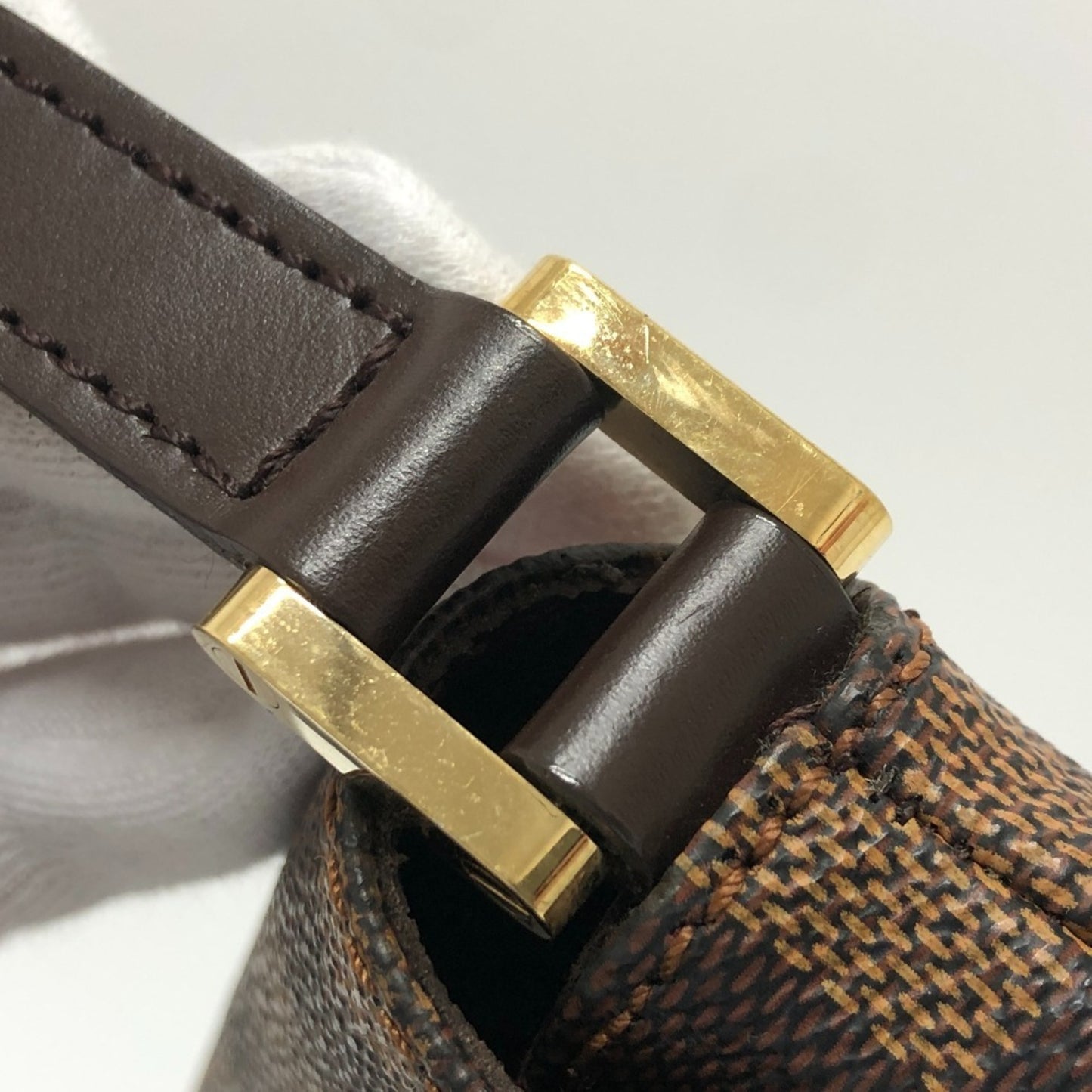 Louis Vuitton Musette Tango, Brown, Canvas, handbag