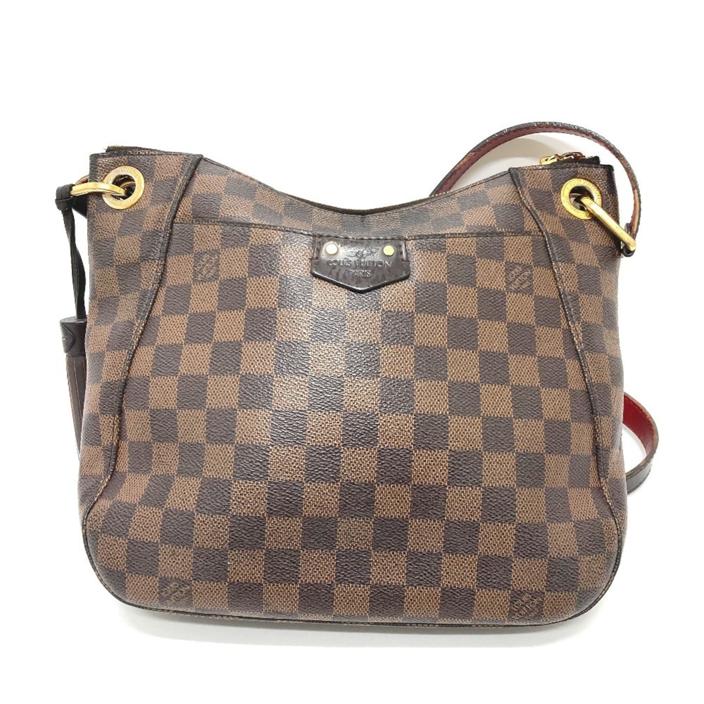 Louis Vuitton South Bank, Brown, Canvas, shoulder