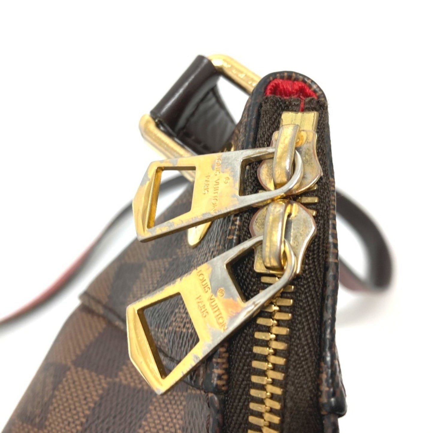 Louis Vuitton South Bank, Brown, Canvas, shoulder