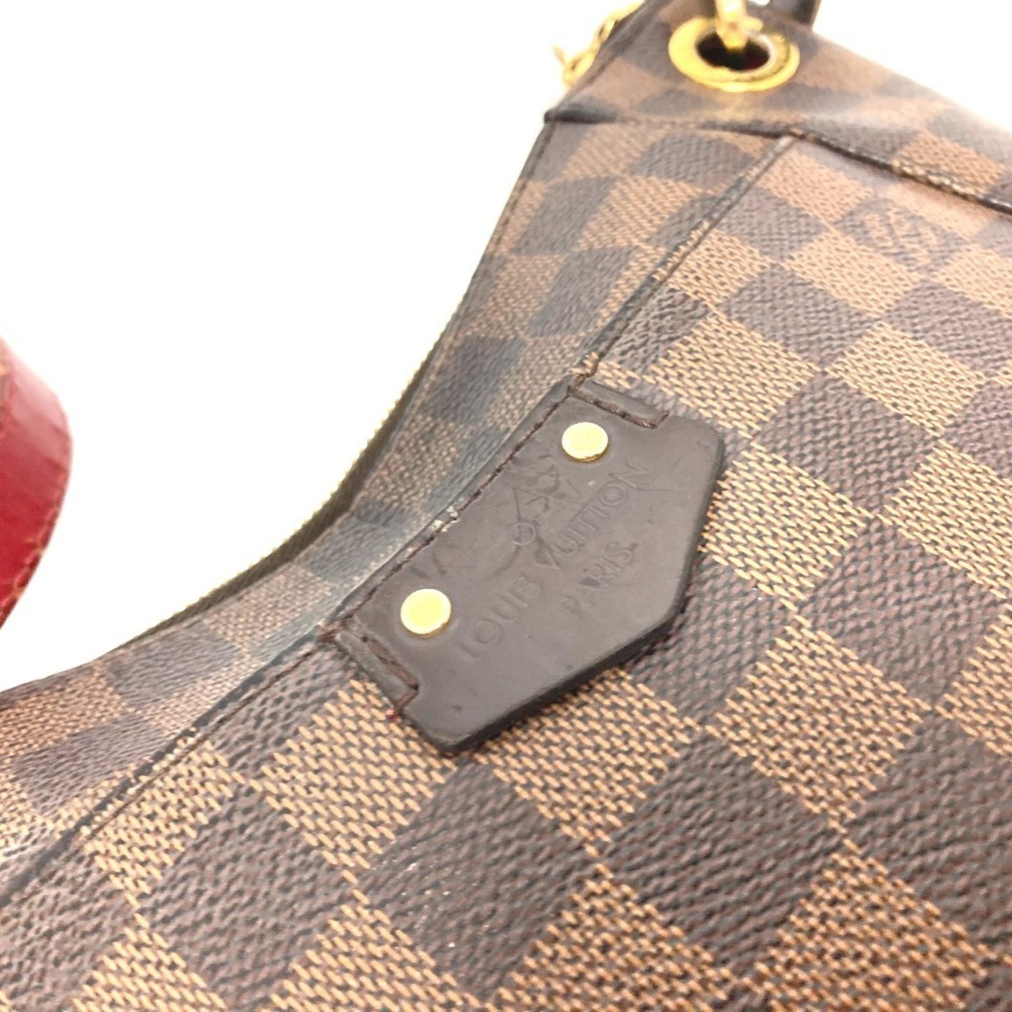 Louis Vuitton South Bank, Brown, Canvas, shoulder