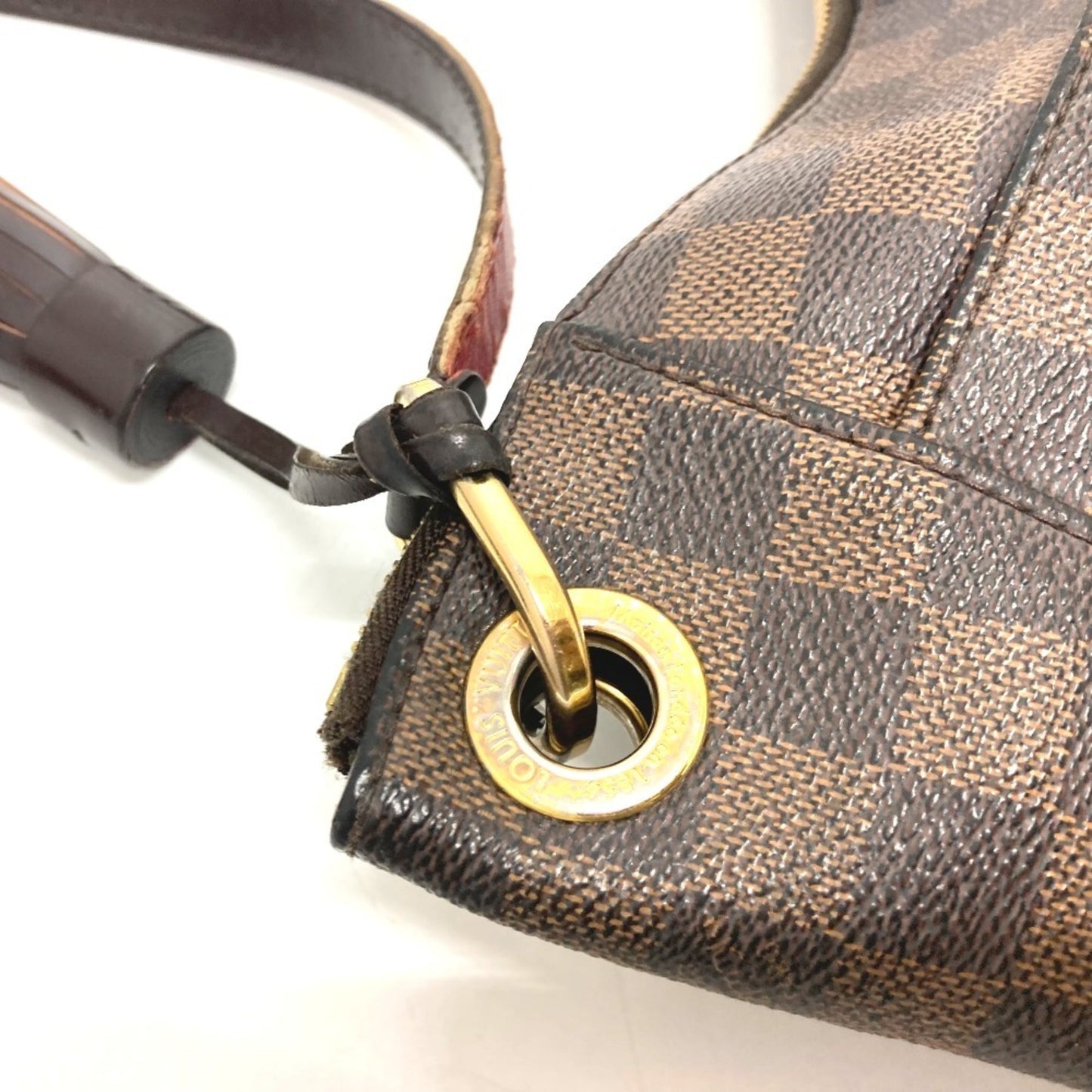 Louis Vuitton South Bank, Brown, Canvas, shoulder