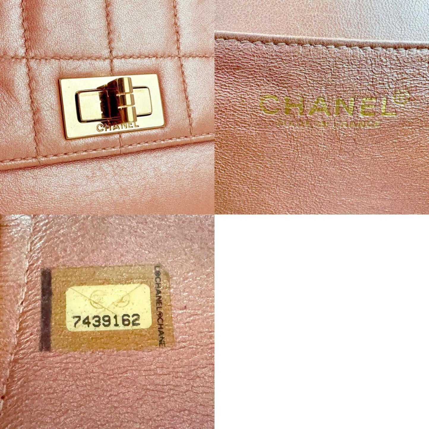 "Chanel 2,55", Pink, Leather, shoulder