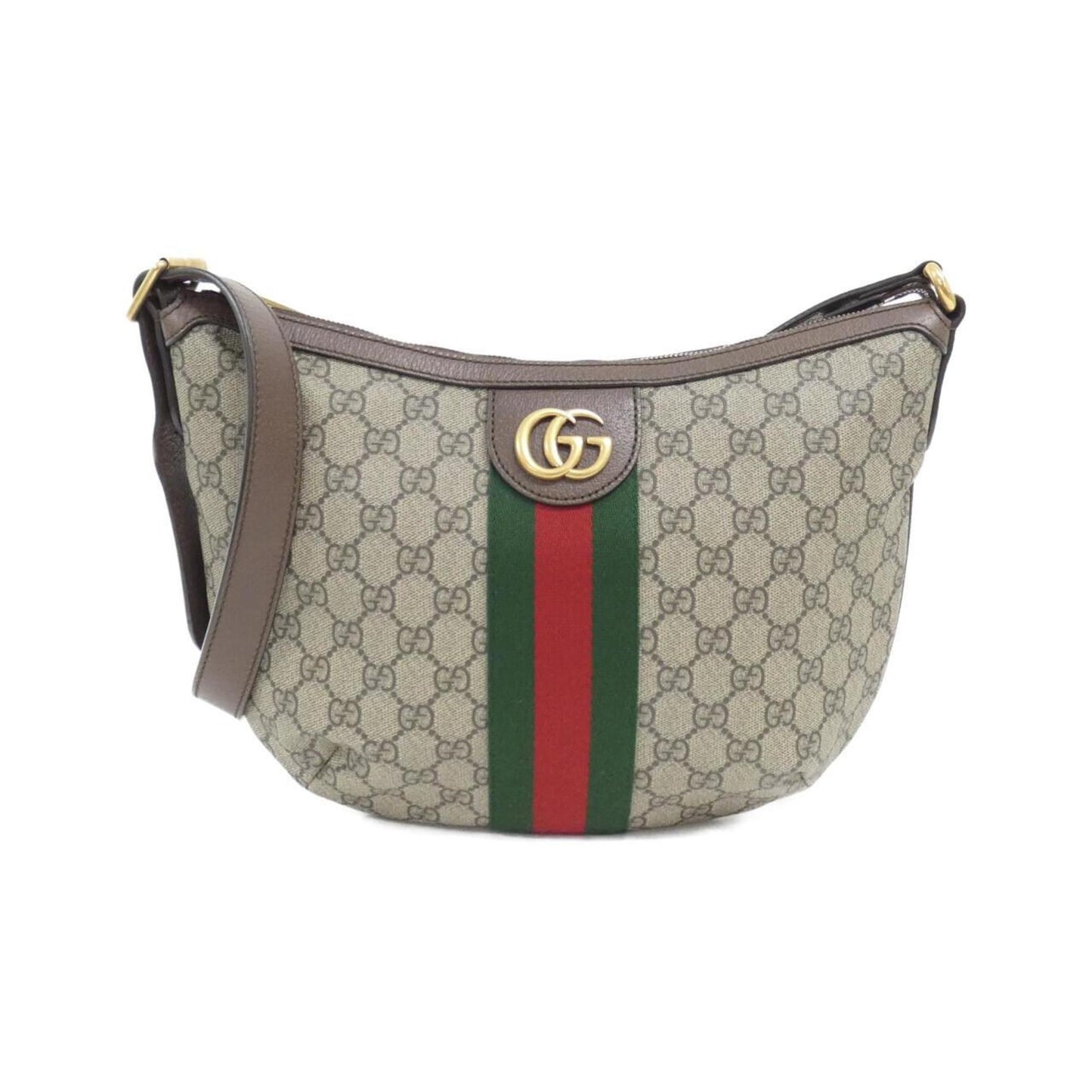 Gucci Ophidia, Beige, Canvas, shoulder