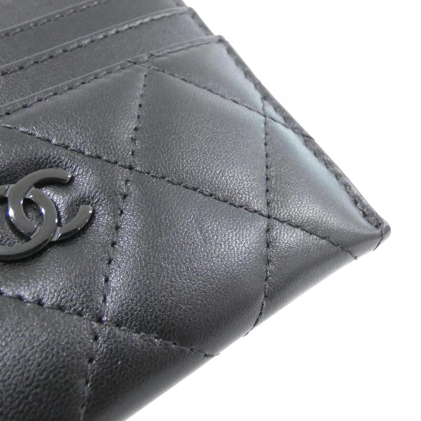 Chanel Timeless, Black, Leather, wallet