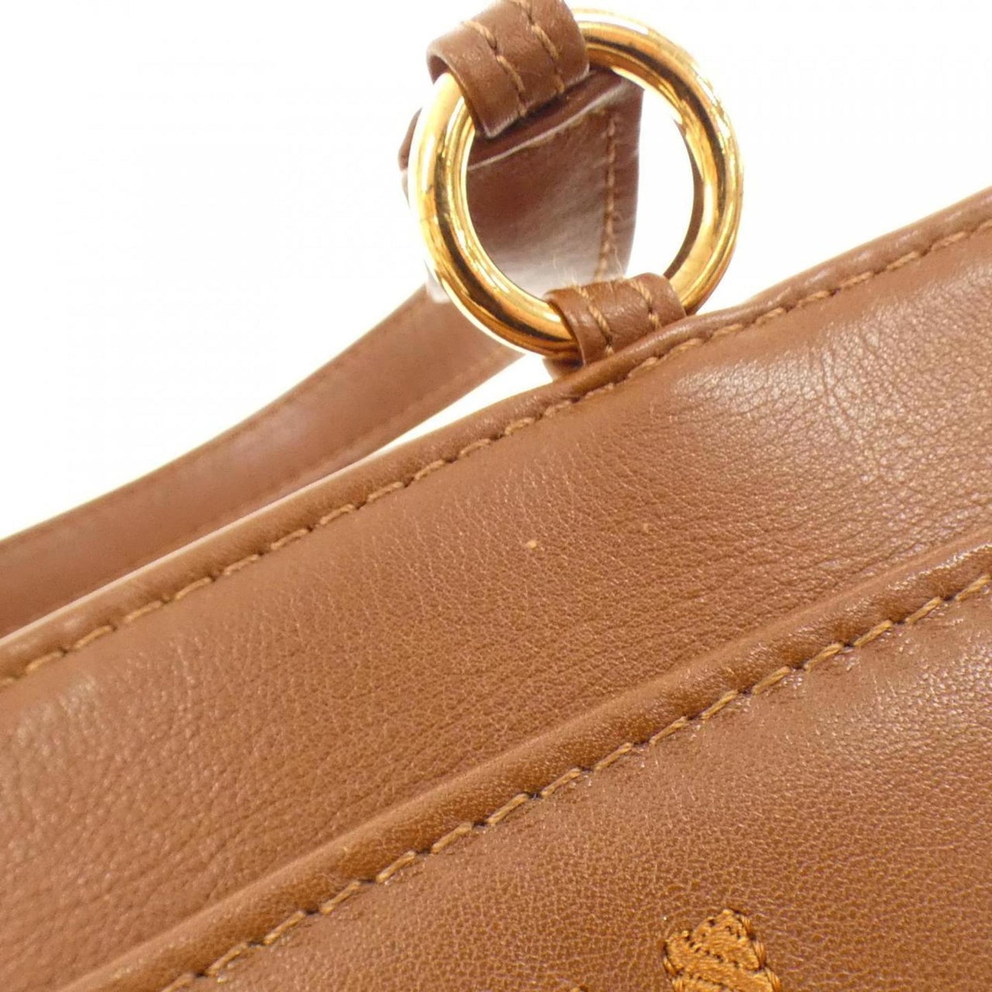 Chanel Petite Shopping Tote, Brown, Leather, handbag