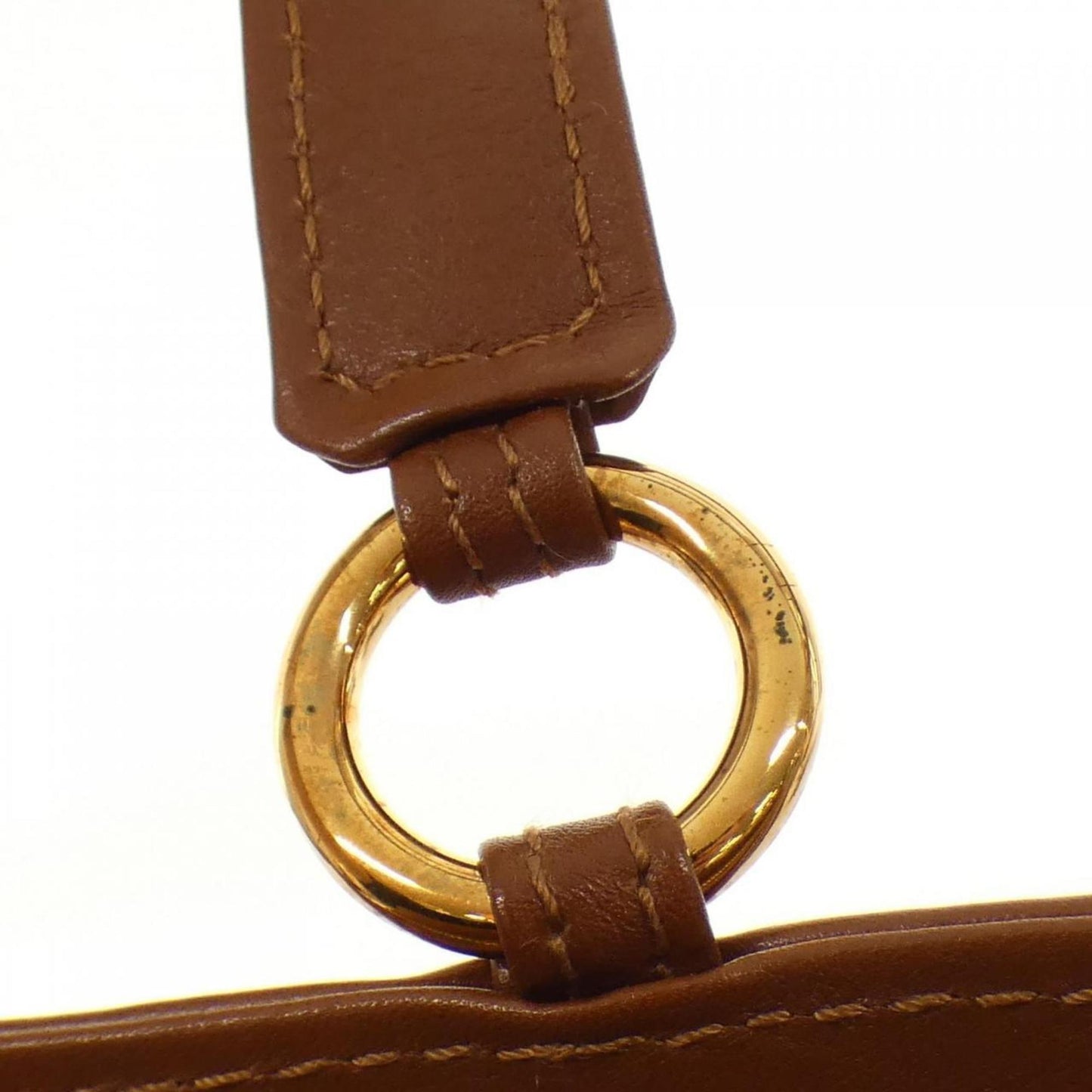 Chanel Petite Shopping Tote, Brown, Leather, handbag