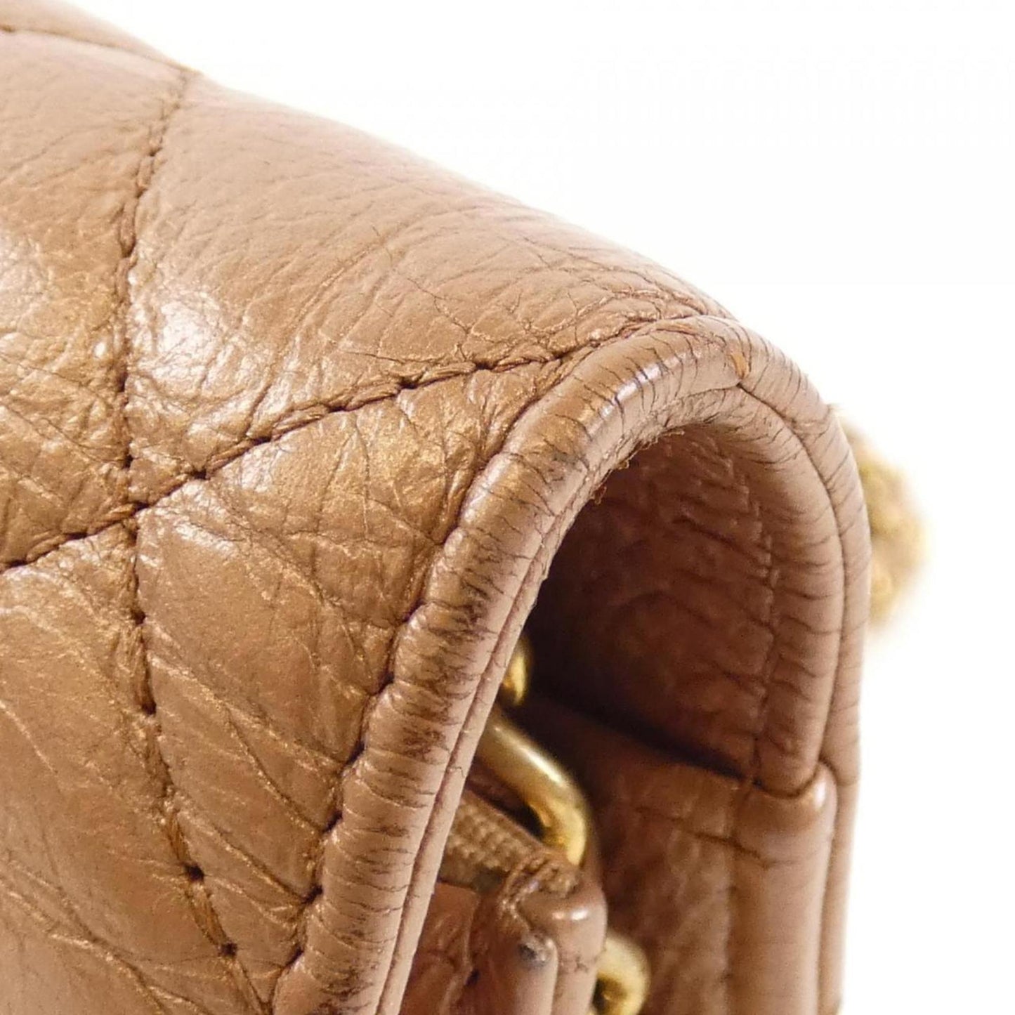 Chanel Wallet On Chain, Beige, Leather, wallet