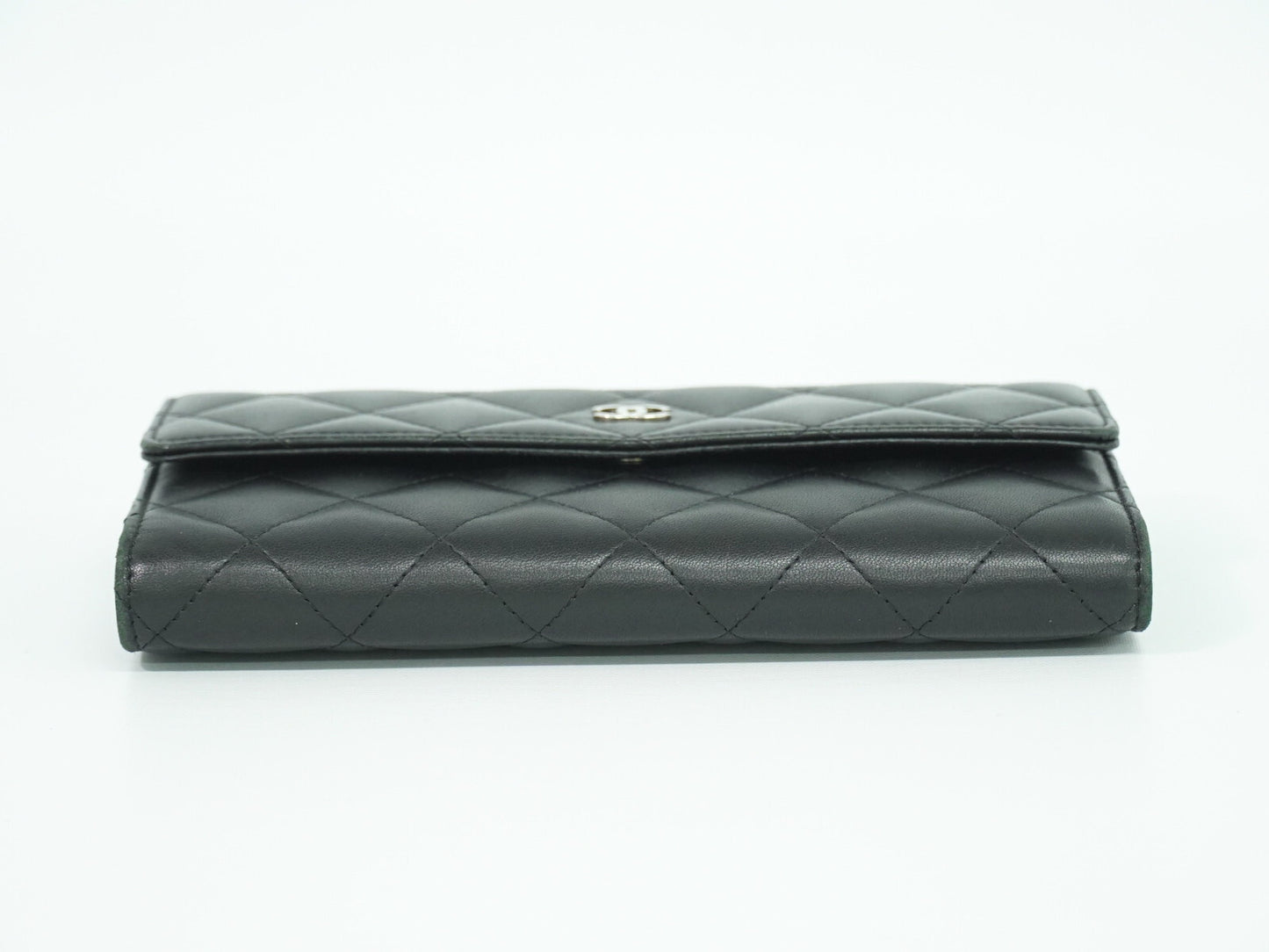 Chanel Timeless/classique, Black, Leather, wallet