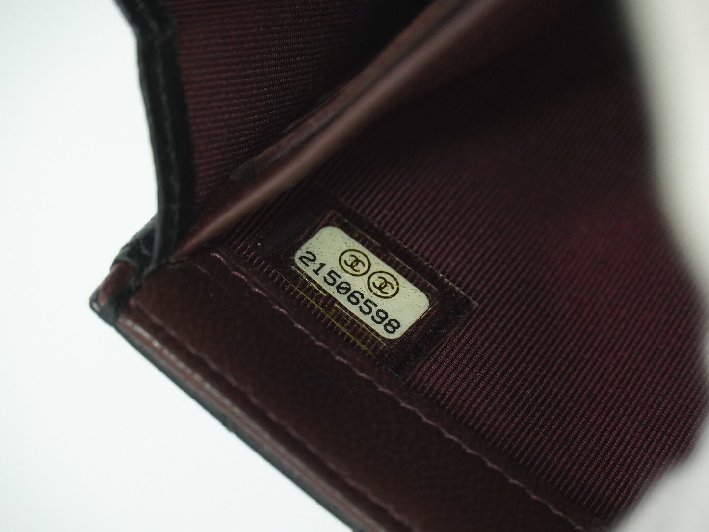 Chanel Timeless/classique, Black, Leather, wallet