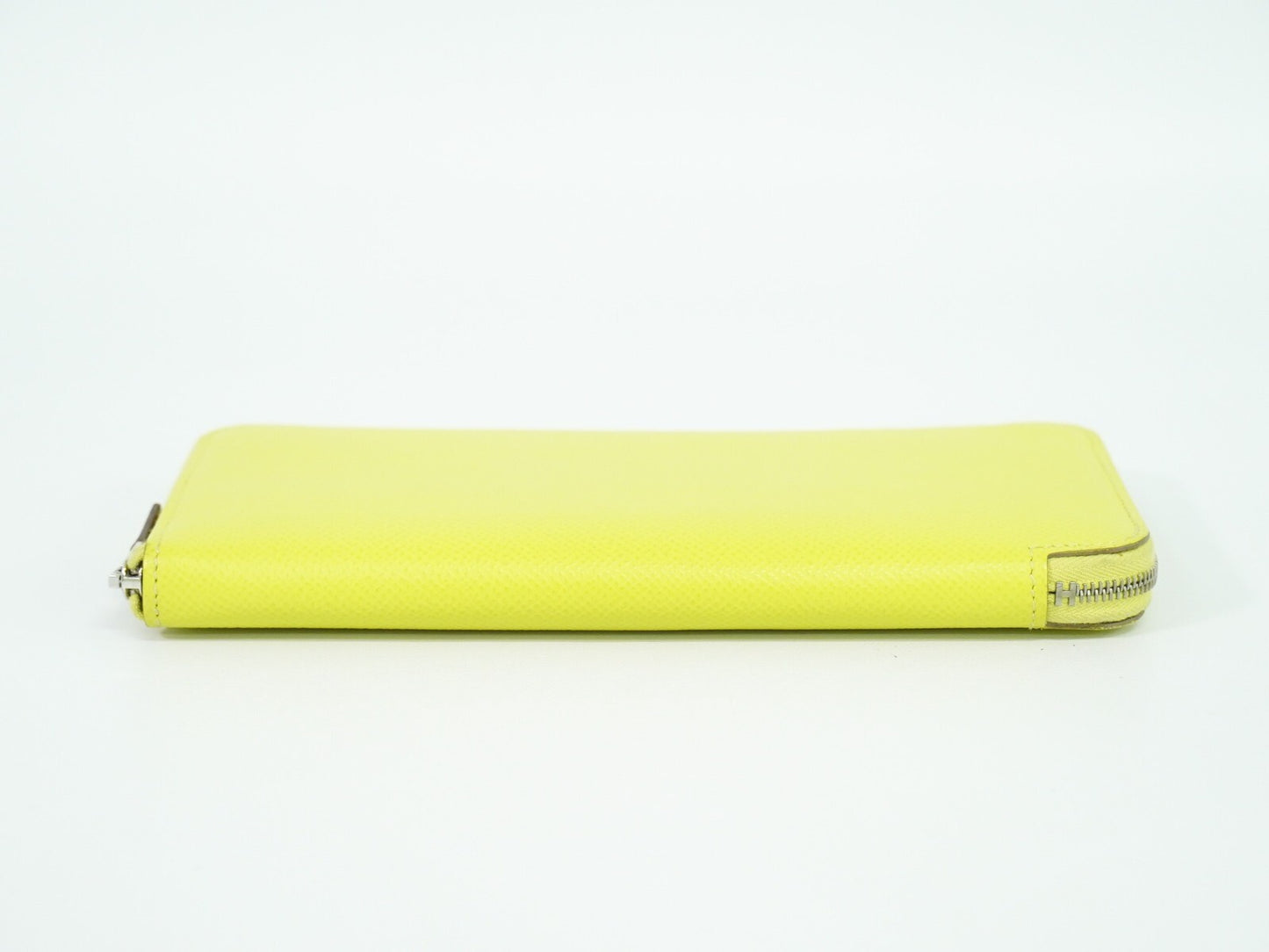 Hermès Azap, Yellow, Leather, wallet