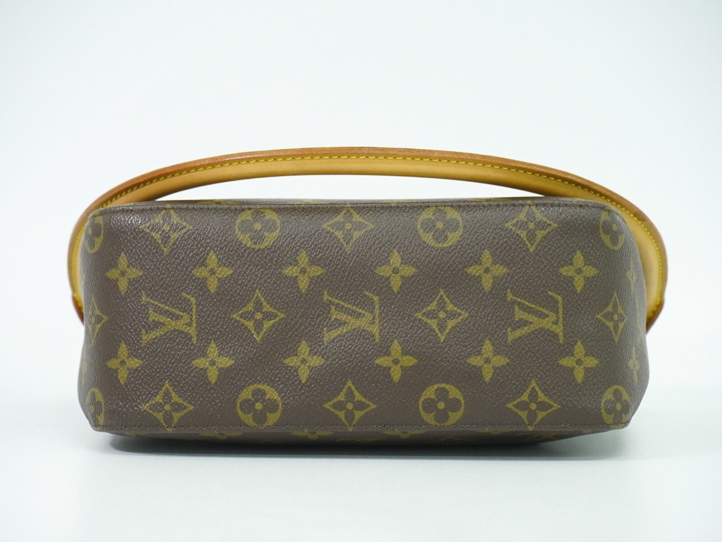 Louis Vuitton Looping MM, Brown, Canvas, handbag