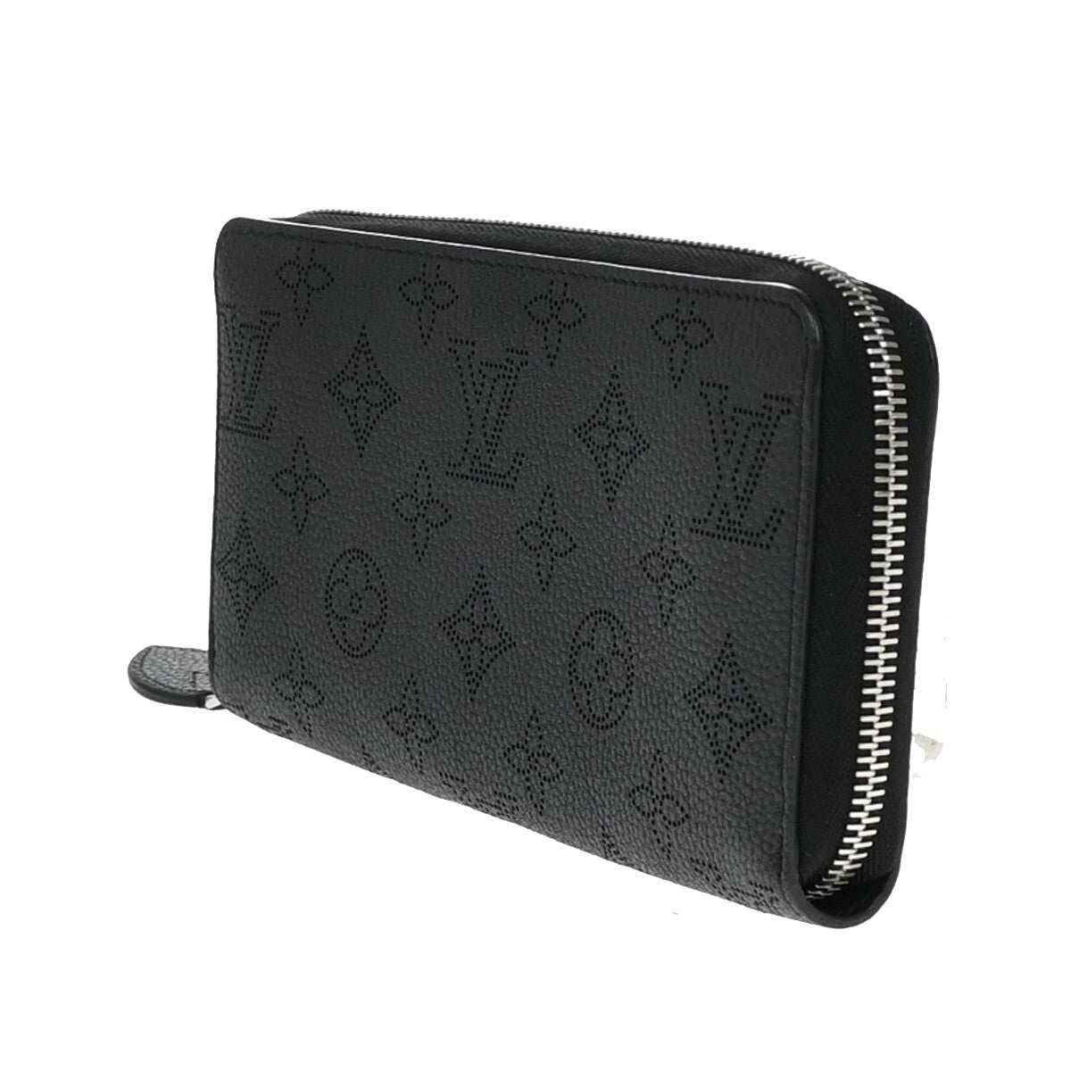 Louis Vuitton Portefeuille zippy, Black, Leather, wallet