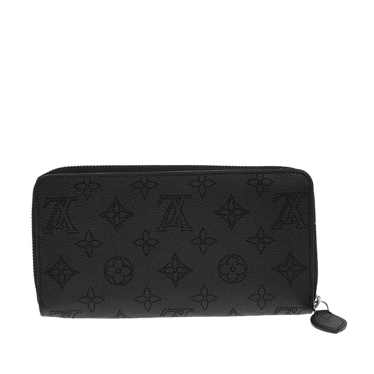 Louis Vuitton Portefeuille zippy, Black, Leather, wallet
