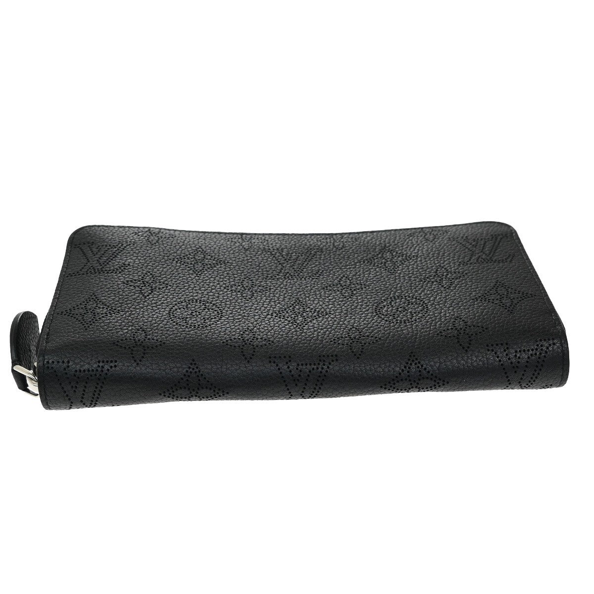 Louis Vuitton Portefeuille zippy, Black, Leather, wallet