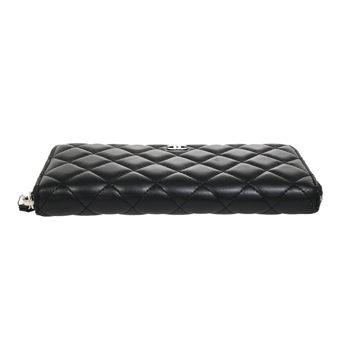 Chanel Timeless, Black, Leather, wallet