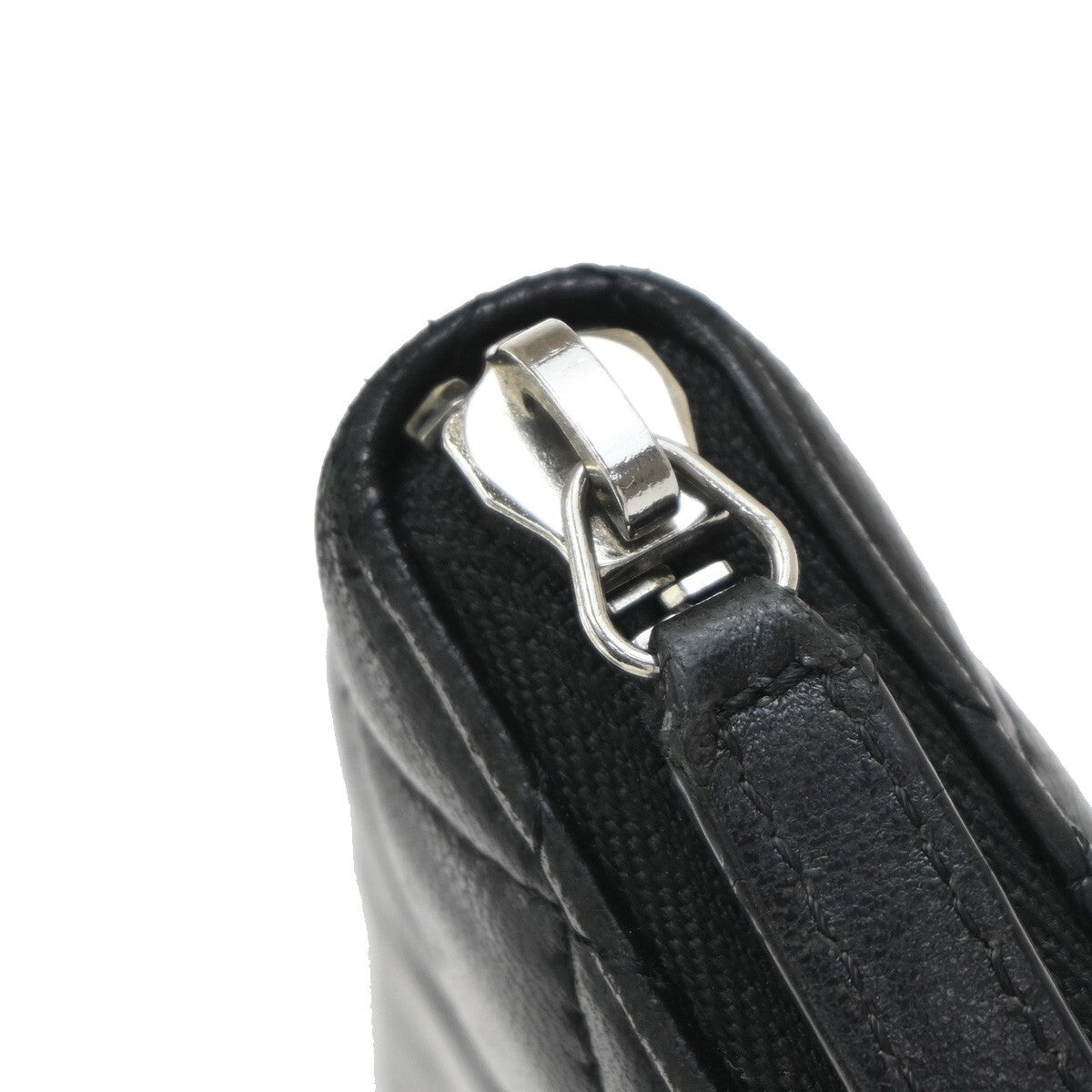 Chanel Timeless, Black, Leather, wallet