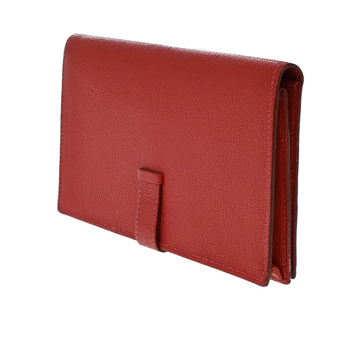 Hermès Béarn, Red, Leather, wallet