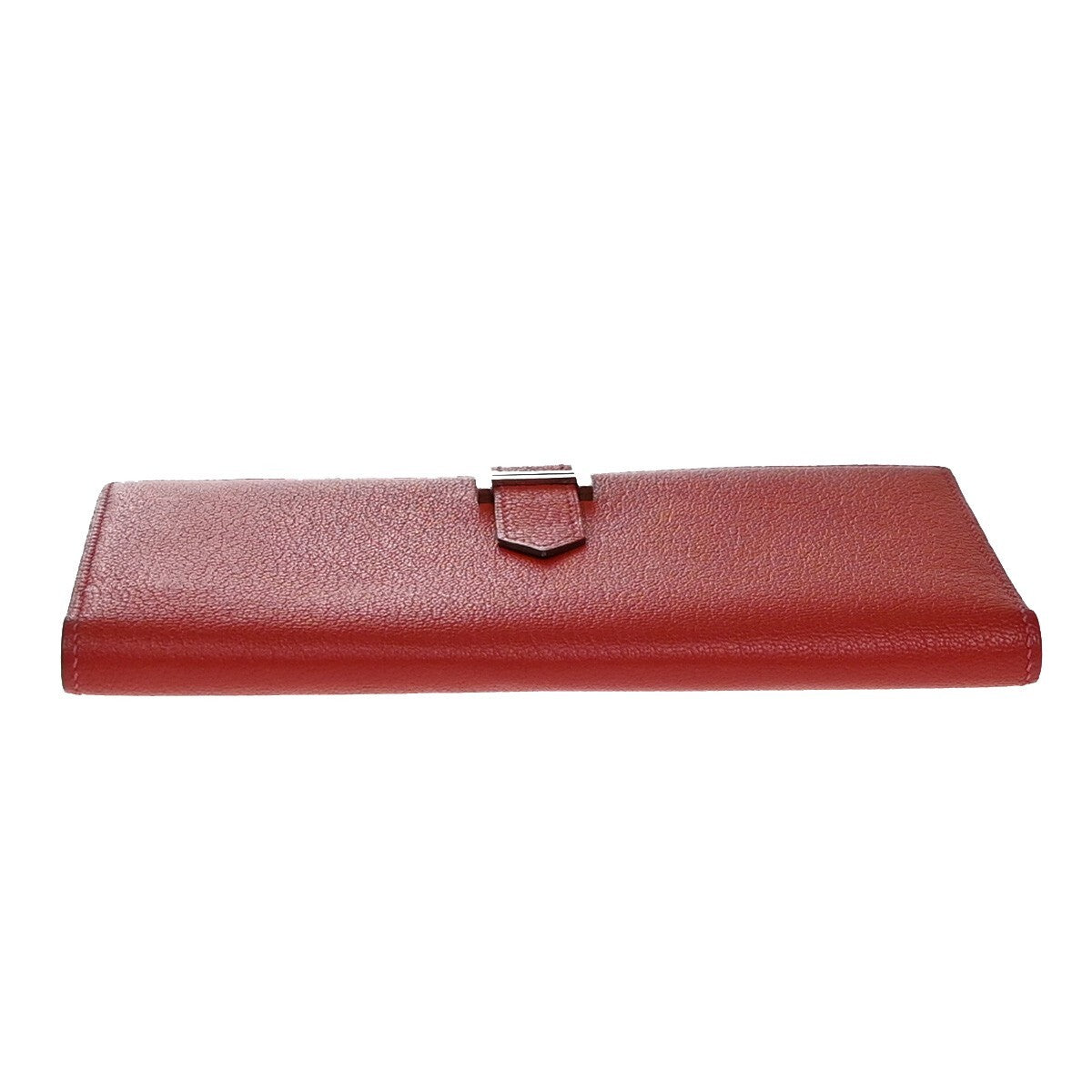 Hermès Béarn, Red, Leather, wallet