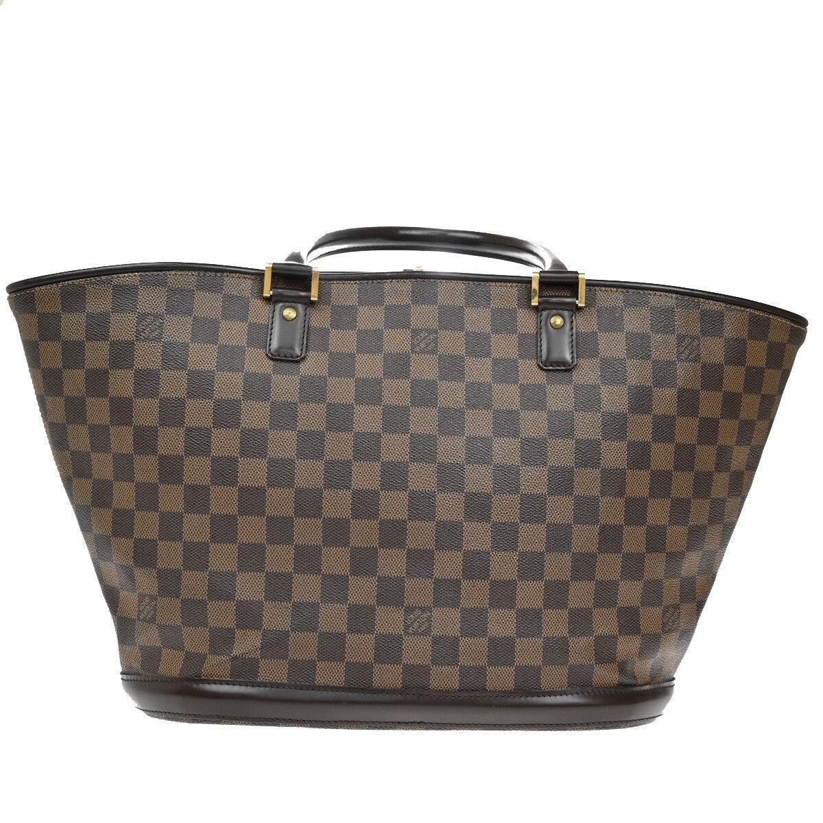 Louis Vuitton Manosque, Brown, Canvas, tote
