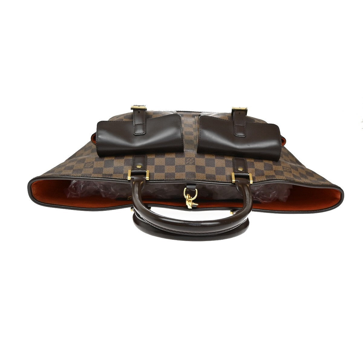 Louis Vuitton Manosque, Brown, Canvas, tote