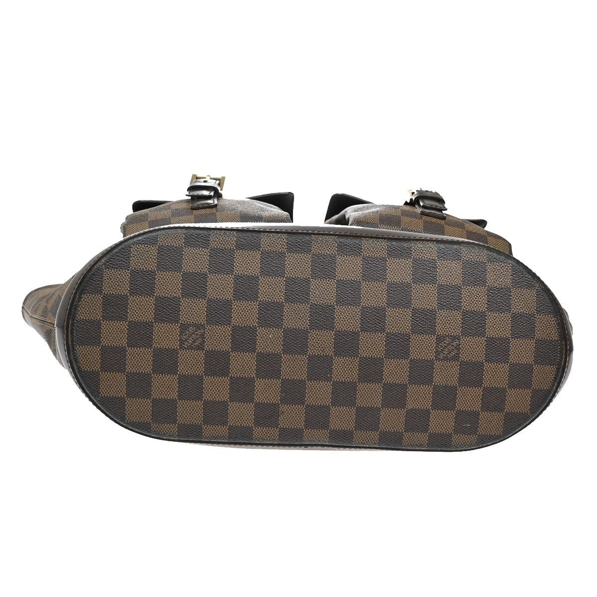 Louis Vuitton Manosque, Brown, Canvas, tote