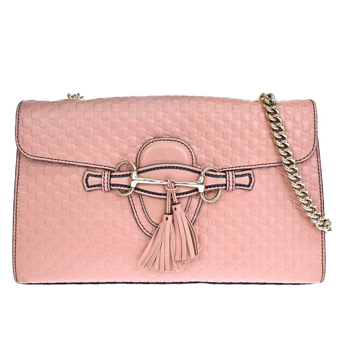 Gucci Emily, Pink, Leather, shoulder