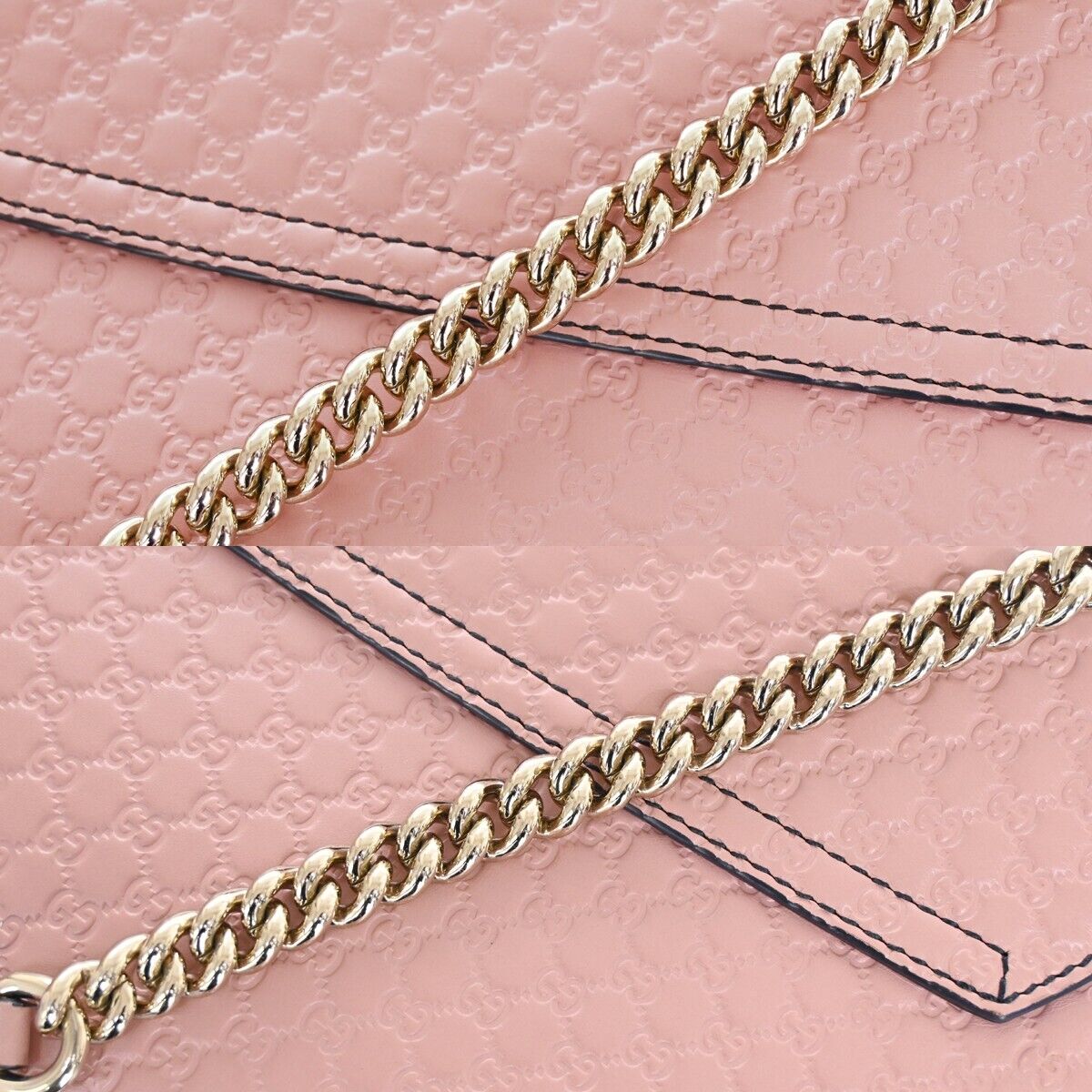 Gucci Emily, Pink, Leather, shoulder