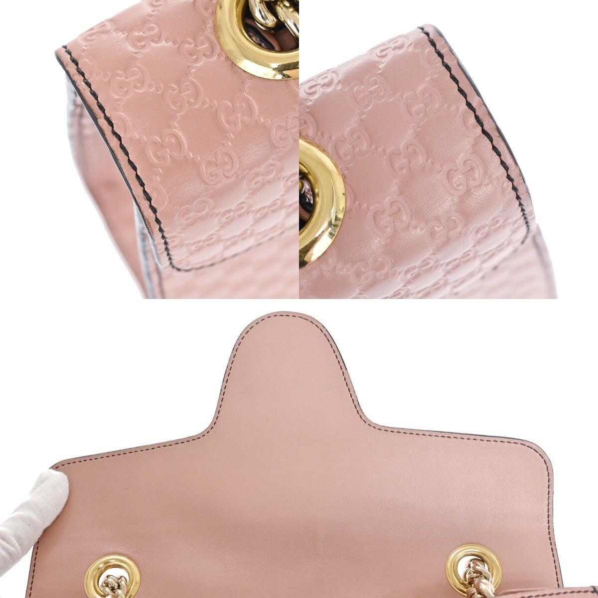 Gucci Emily, Pink, Leather, shoulder