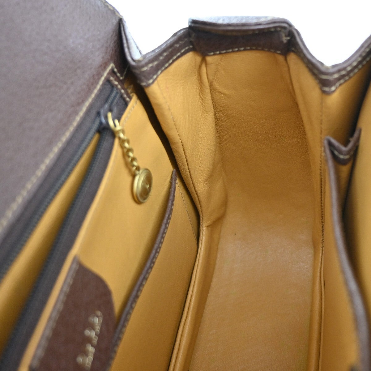 Gucci Bamboo, Brown, Leather, handbag