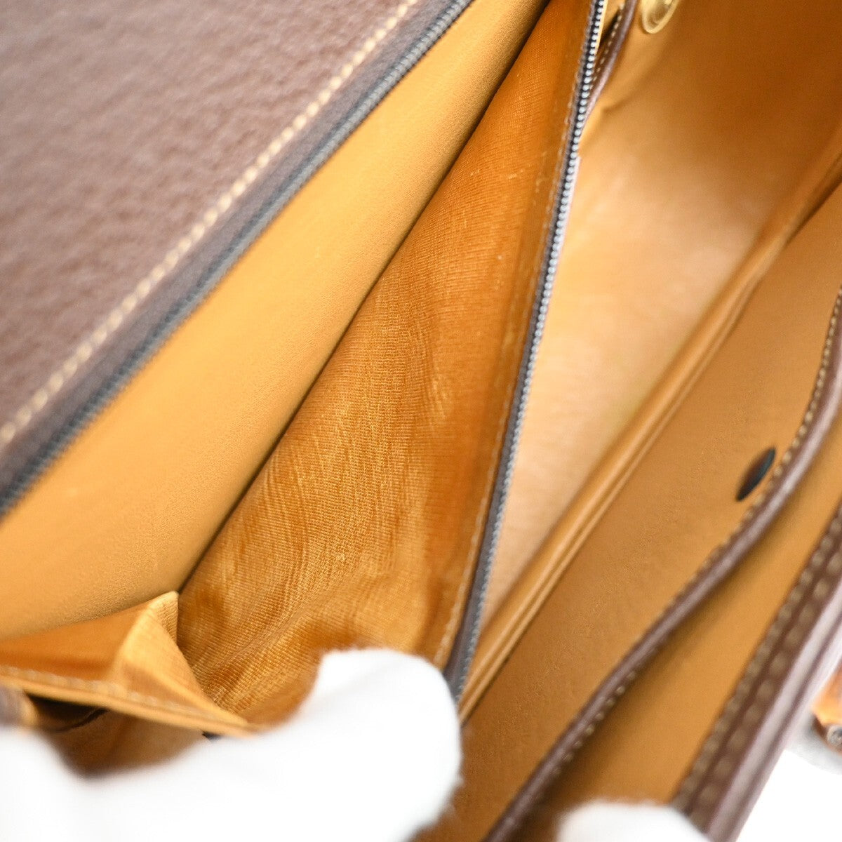 Gucci Bamboo, Brown, Leather, handbag