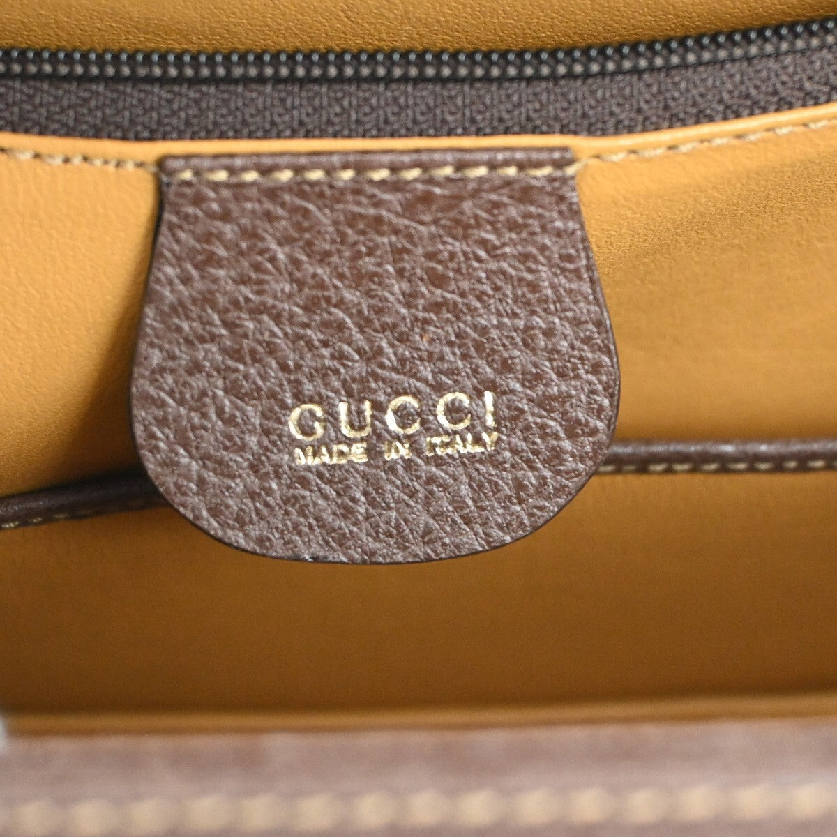 Gucci Bamboo, Brown, Leather, handbag