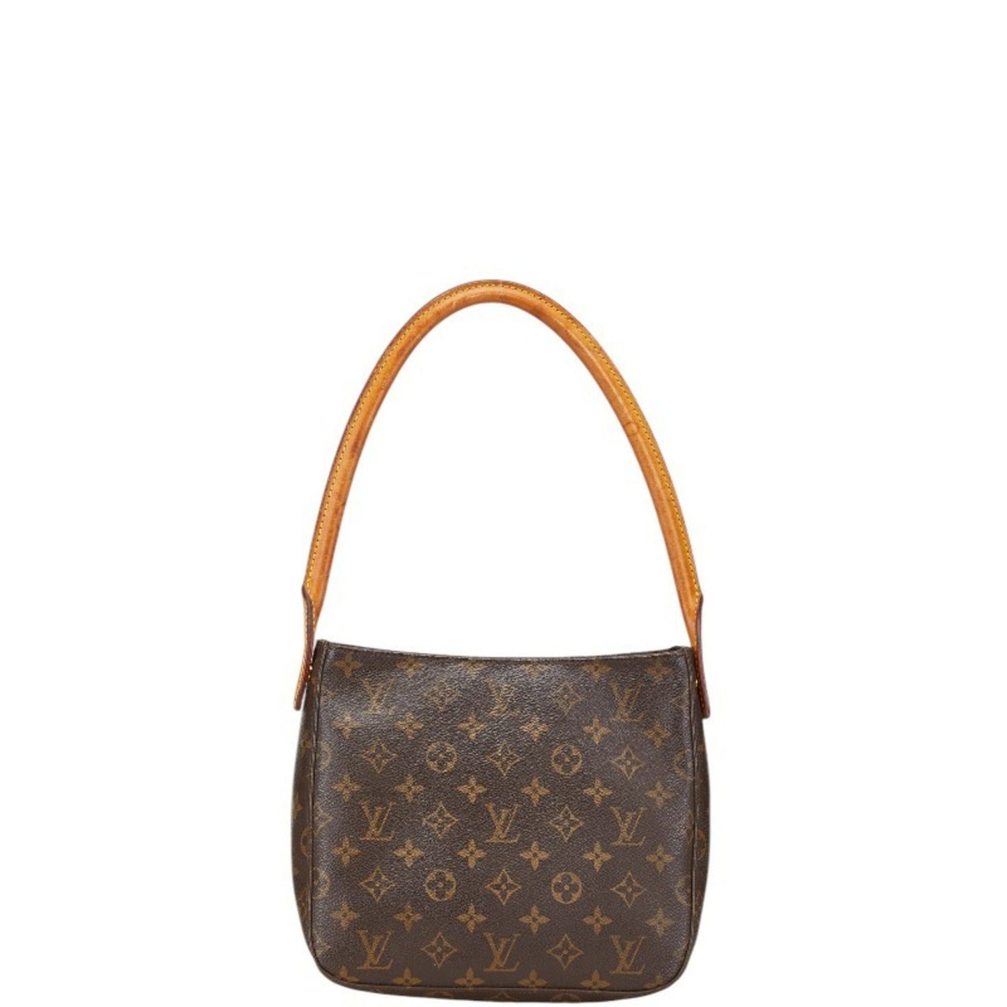 Louis Vuitton Looping MM, Brown, Canvas, shoulder