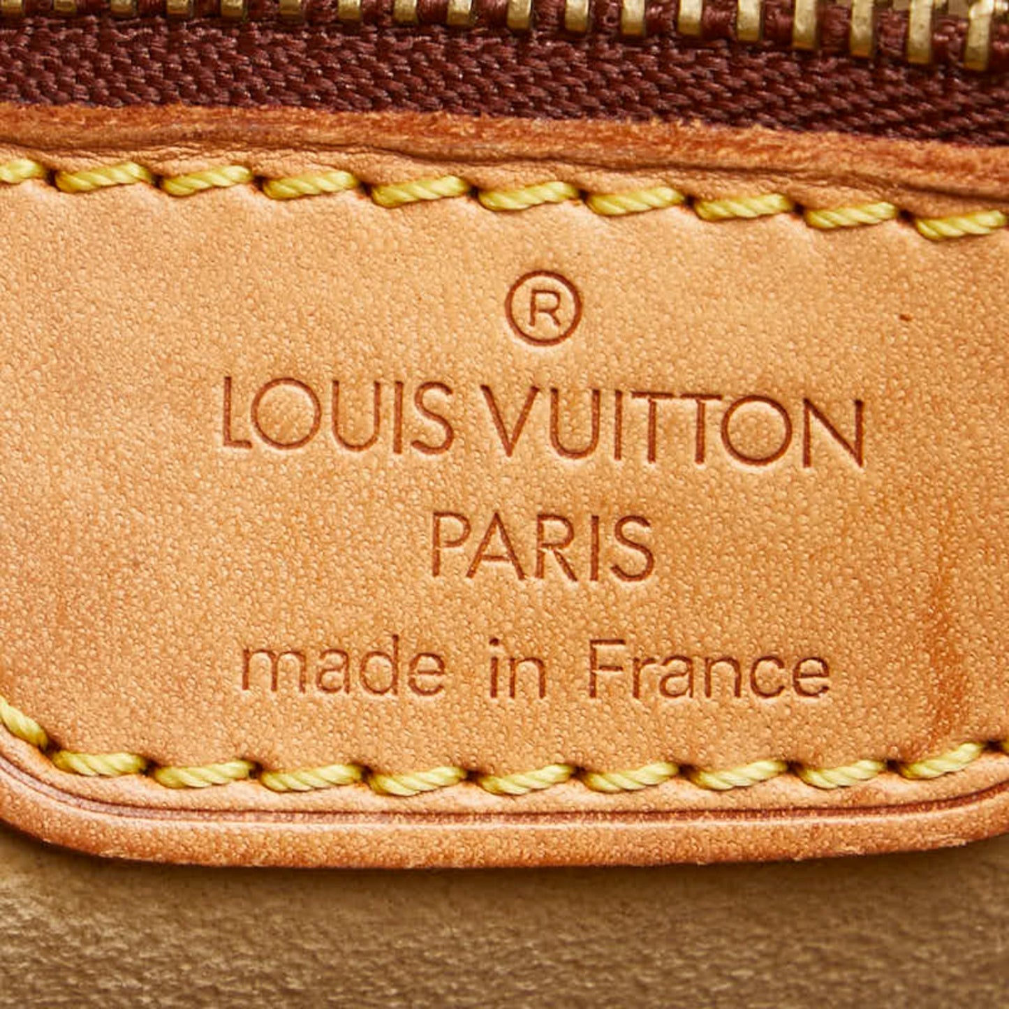 Louis Vuitton Looping MM, Brown, Canvas, shoulder