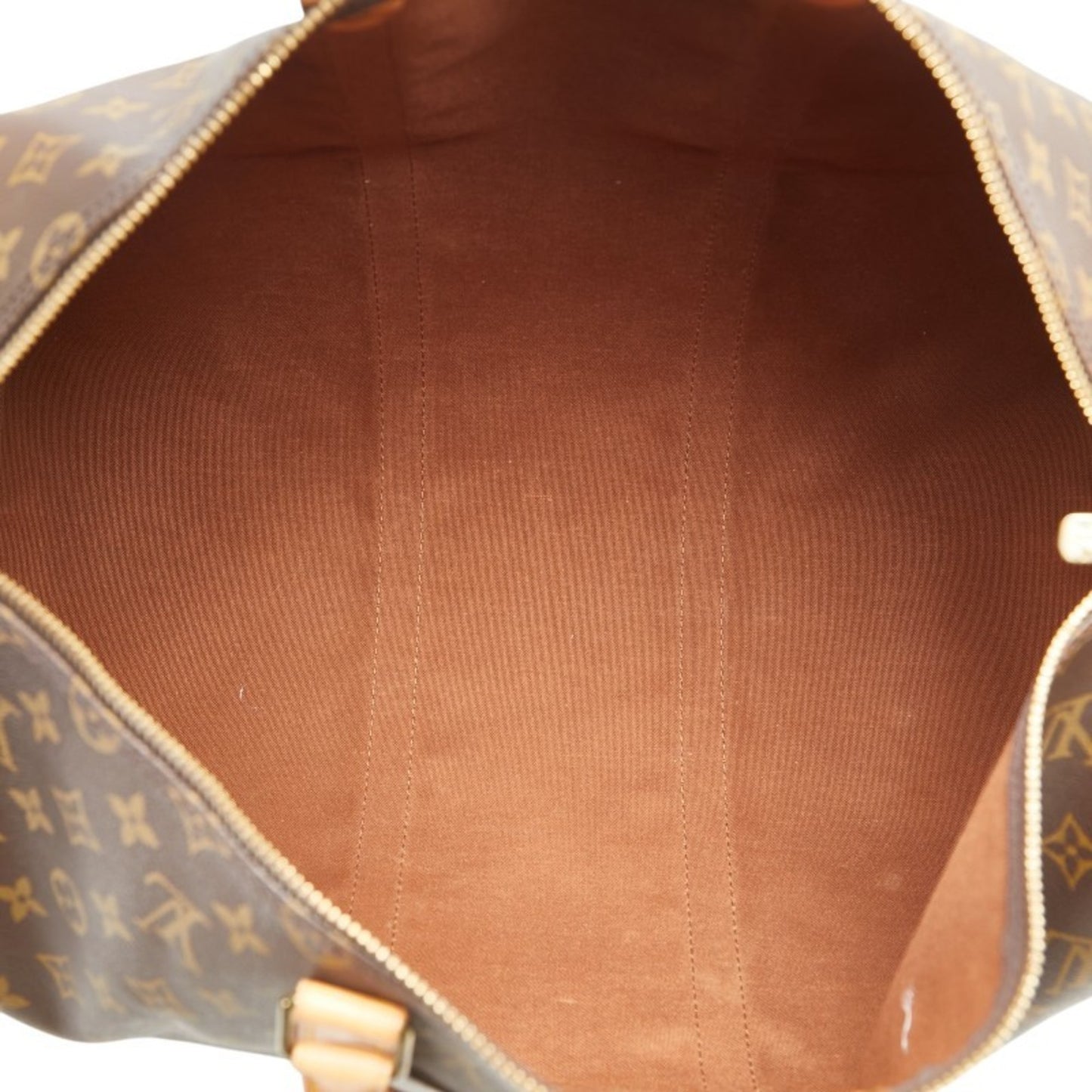 Louis Vuitton Keepall 50, Brown, Canvas, travel