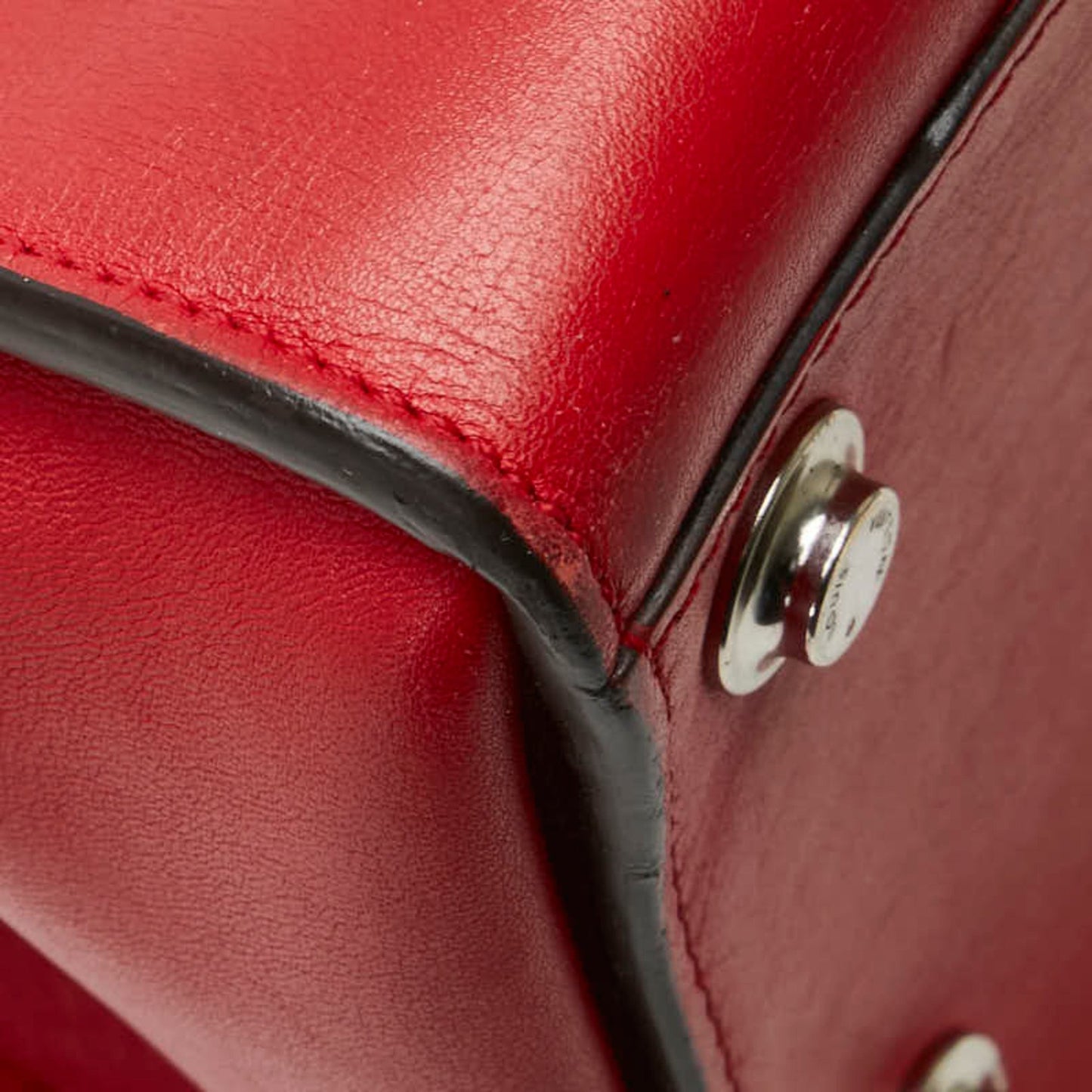Louis Vuitton City steamer, Red, Leather, handbag