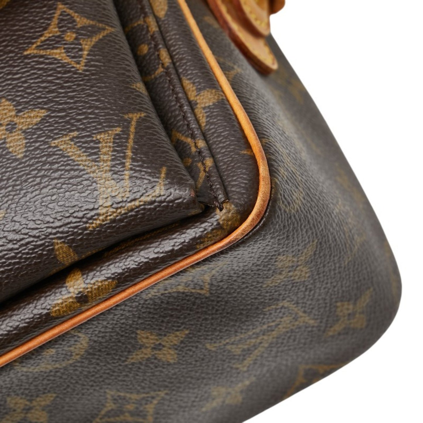 Louis Vuitton Viva Cité, Brown, Canvas, shoulder