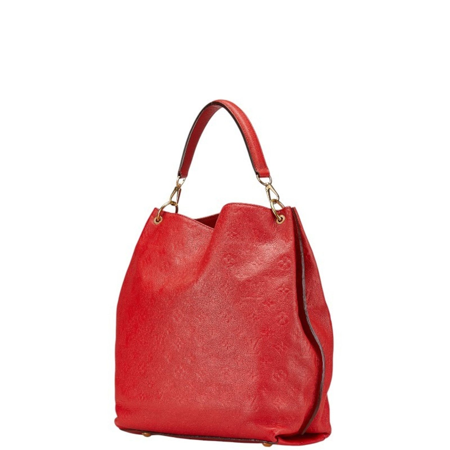 Louis Vuitton Metis, Red, Leather, handbag