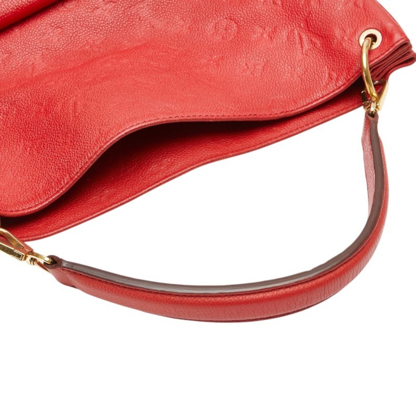 Louis Vuitton Metis, Red, Leather, handbag