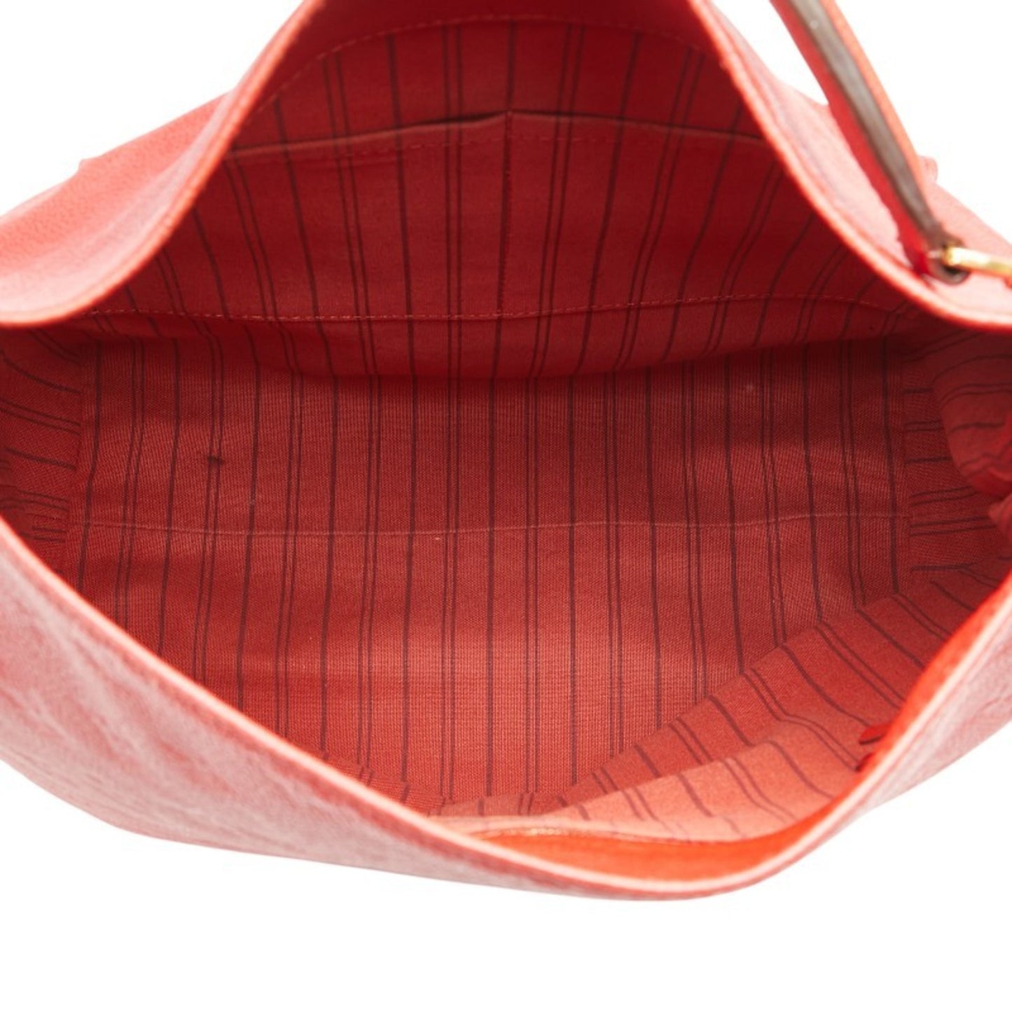 Louis Vuitton Metis, Red, Leather, handbag
