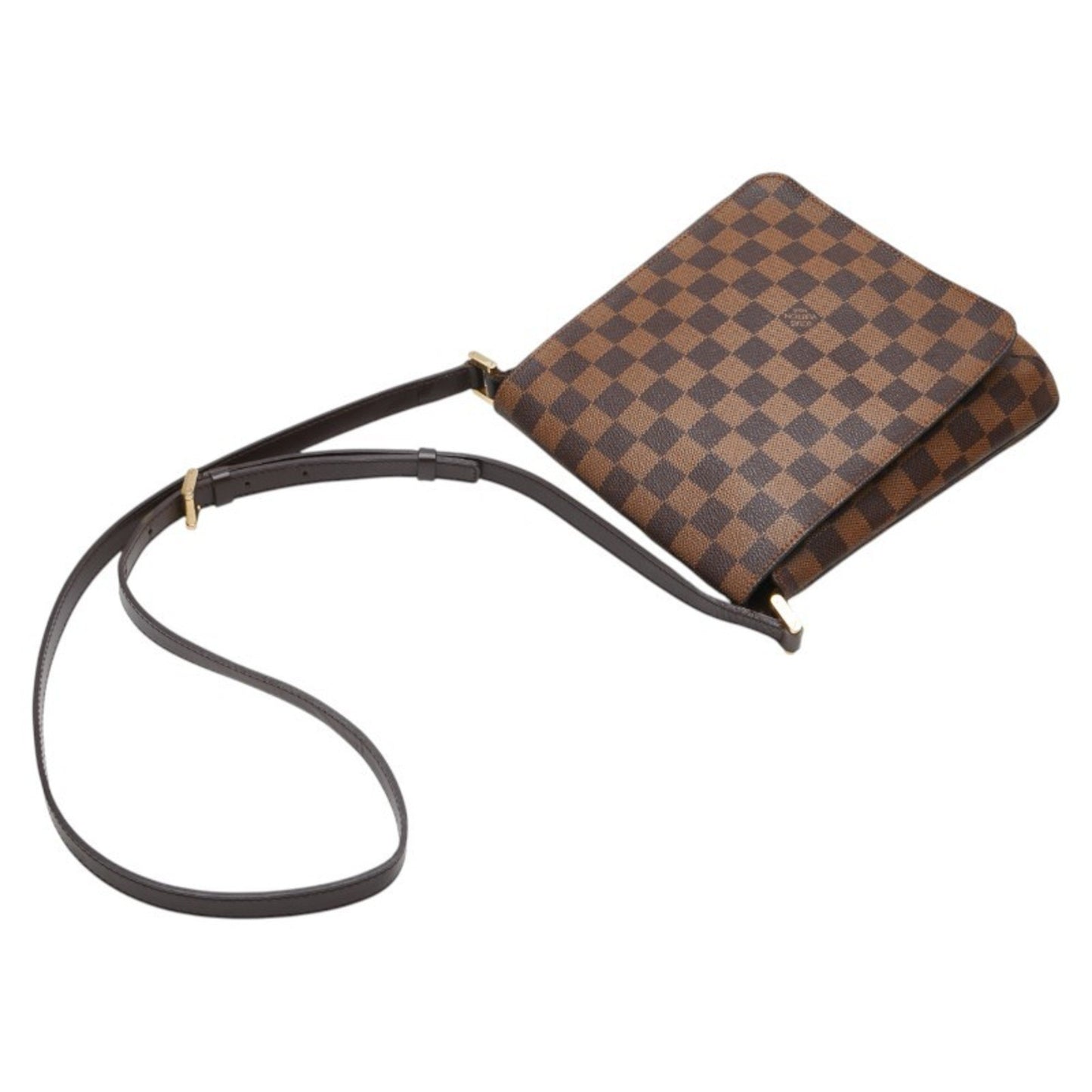 Louis Vuitton Musette Salsa, Brown, Canvas, shoulder