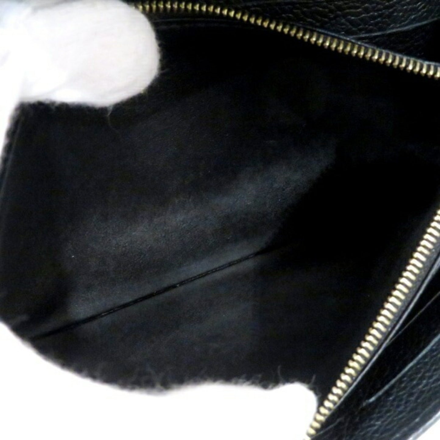 Louis Vuitton Sarah, Black, Leather, wallet