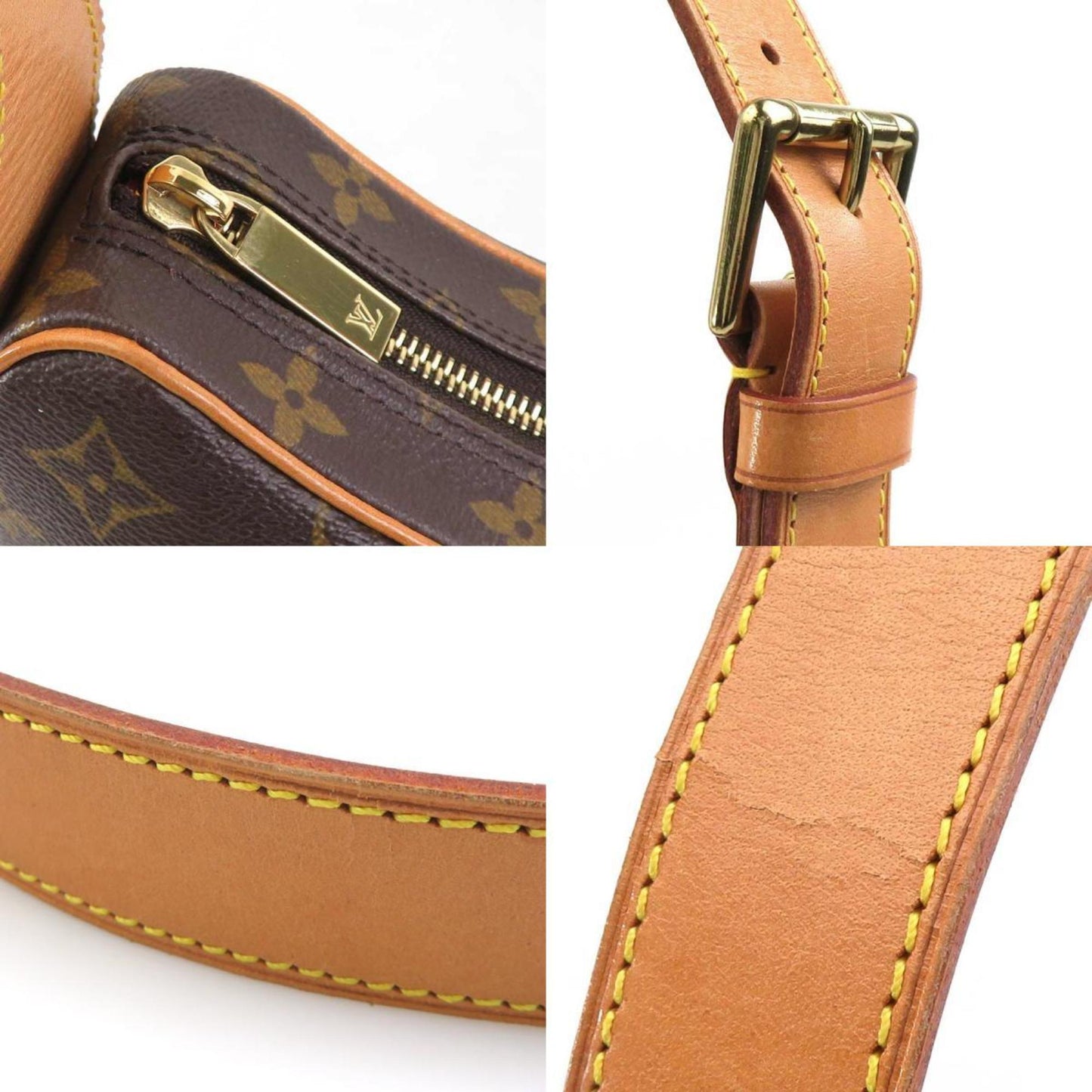 Louis Vuitton Croissant, Brown, Canvas, shoulder
