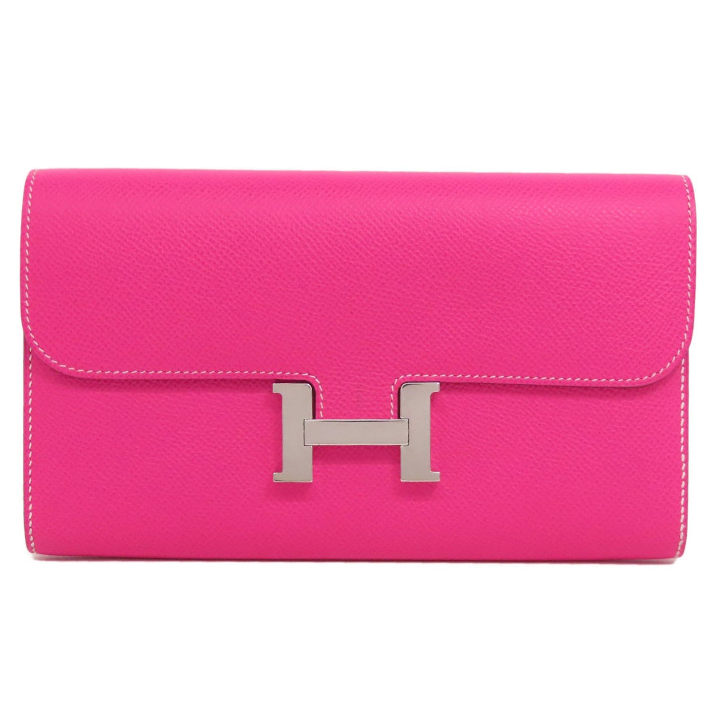 Hermès Constance, Pink, Leather, wallet